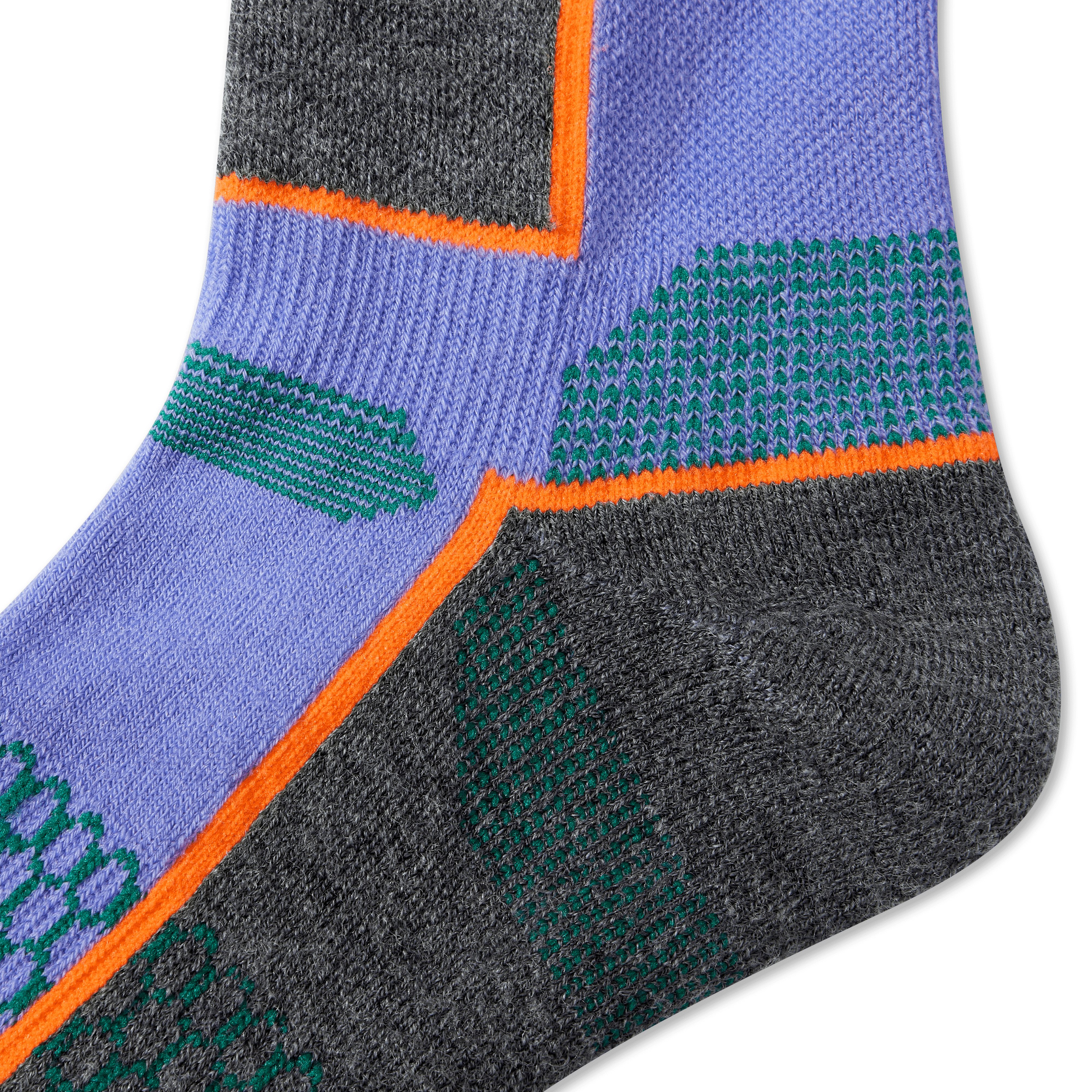 Bombas Mid-Cushion Merino Wool Blend Ski & Snowboard Socks - Blue Iris - Large - Bombas