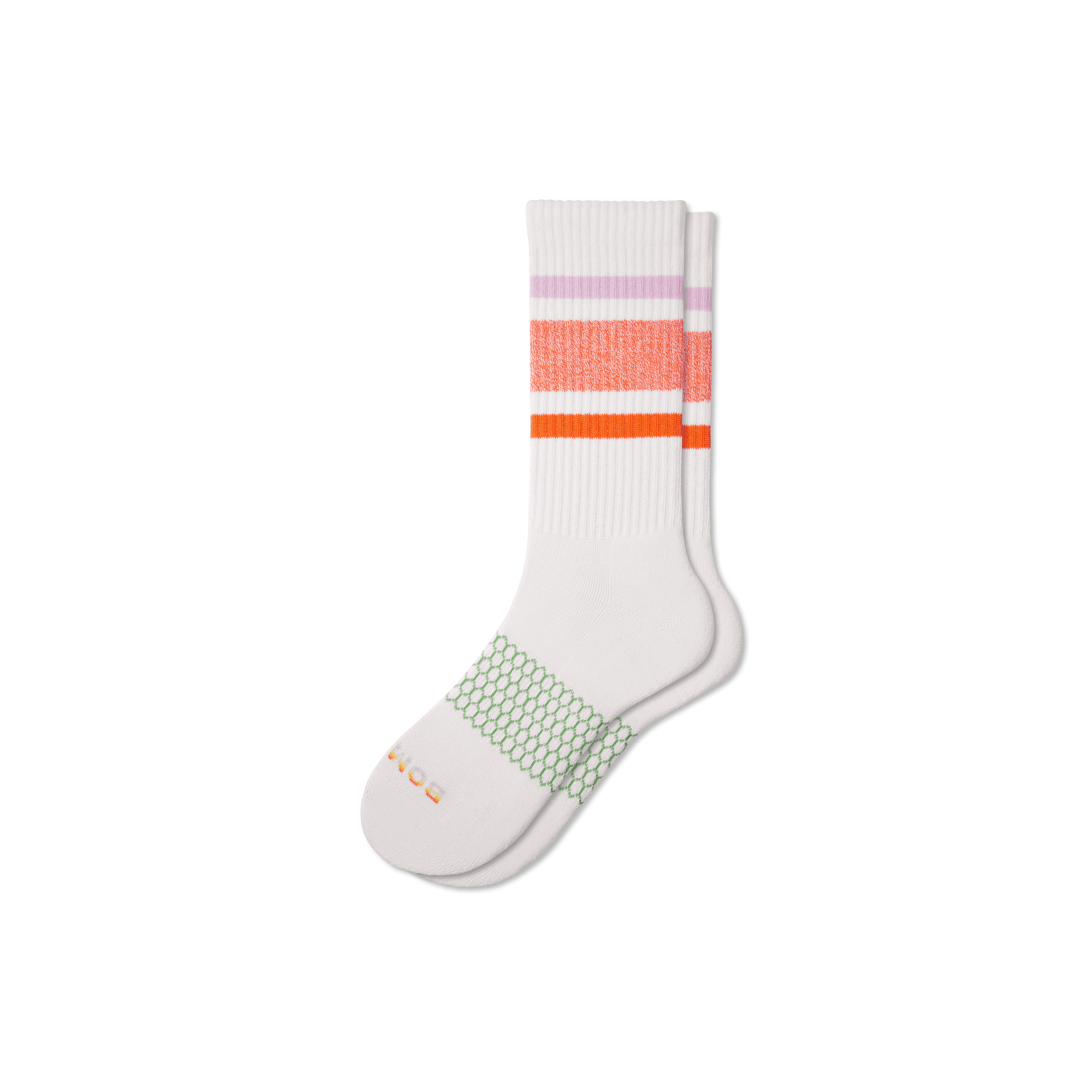 Shop Bombas Pride Calf Socks In Bright Orange