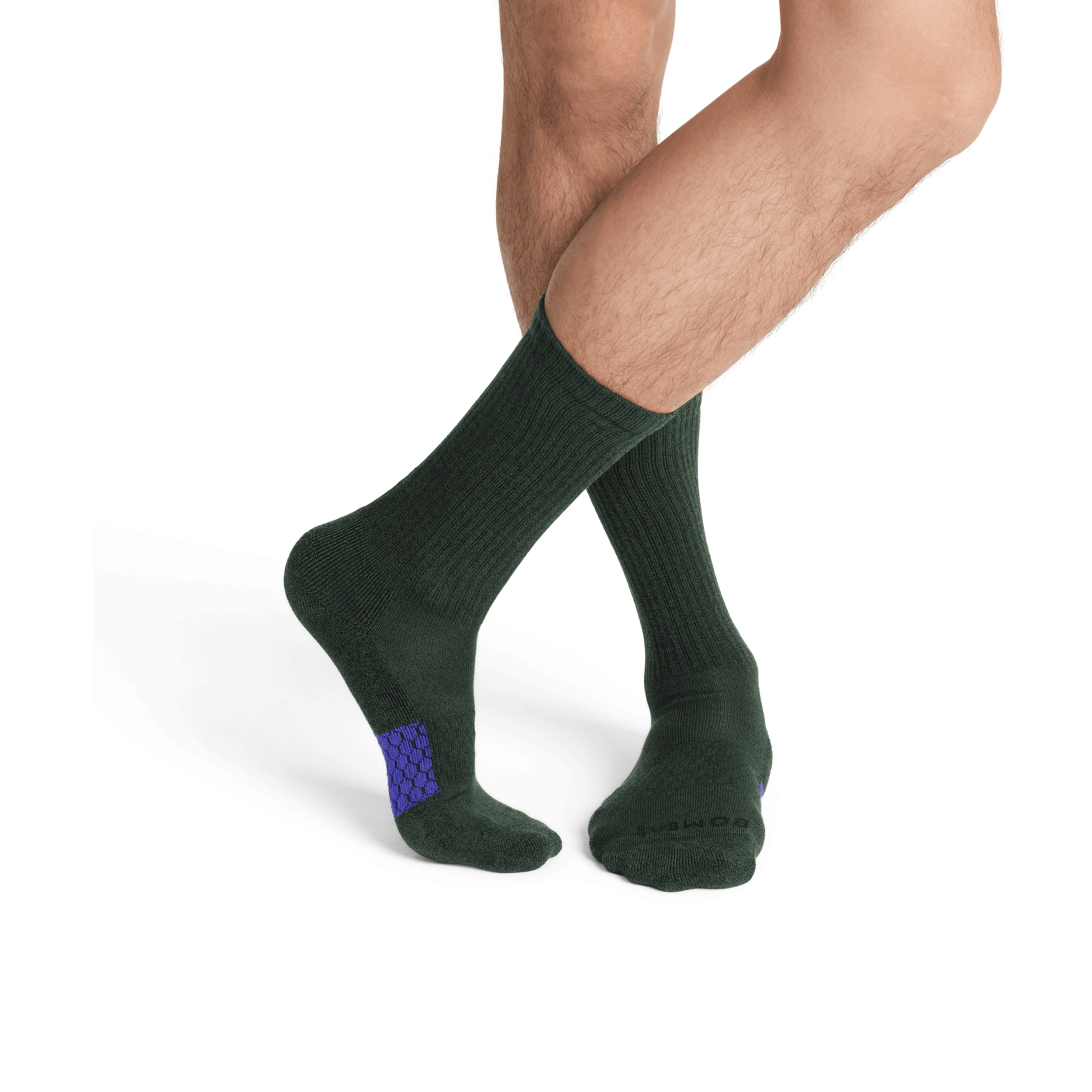 Men's Marl Ankle Socks - Marled Charcoal - Extra Large - Bombas