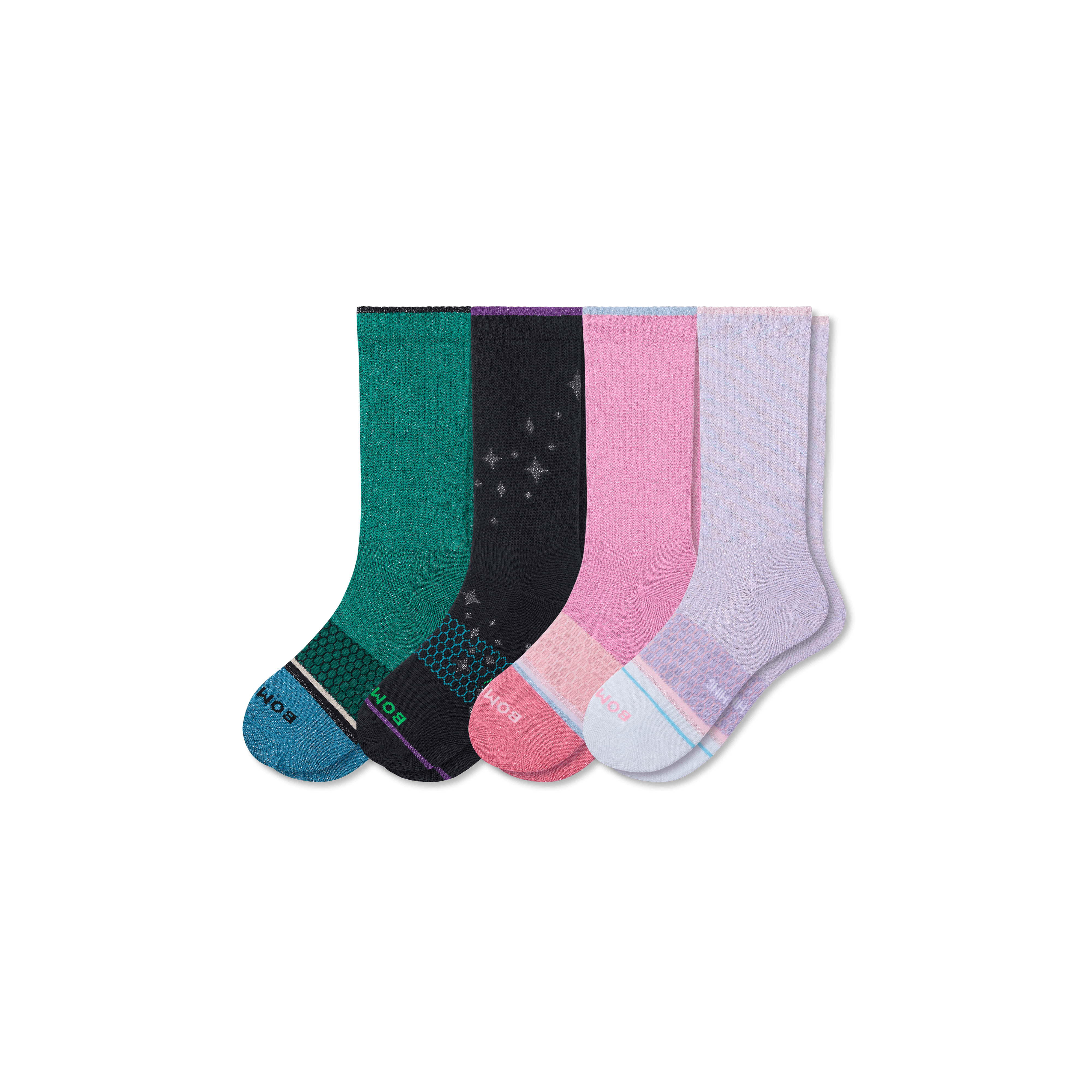Bombas Wicked X Calf Sock 4-pack In Wicked Mix