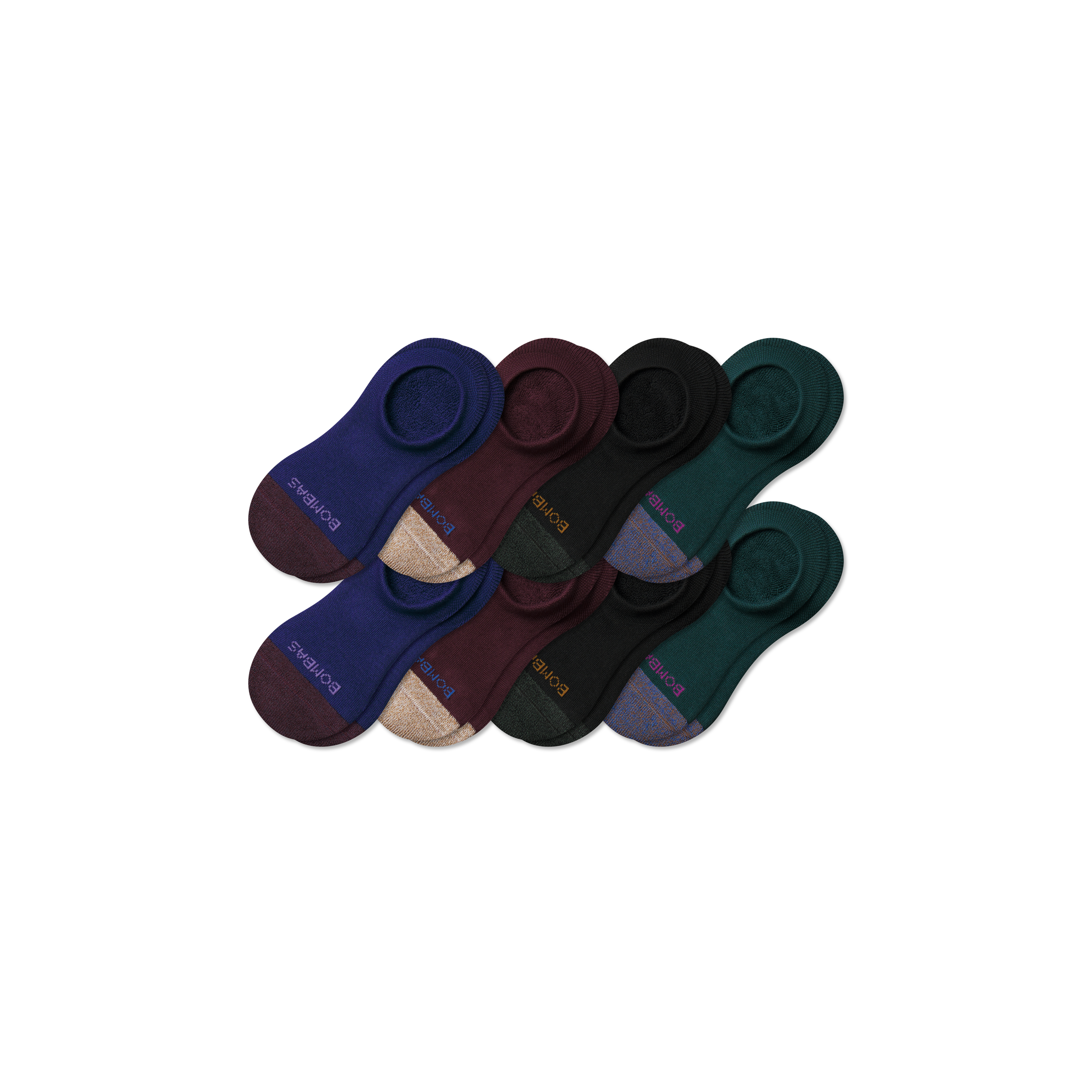 Men's Cushioned No Show Sock 8-Pack