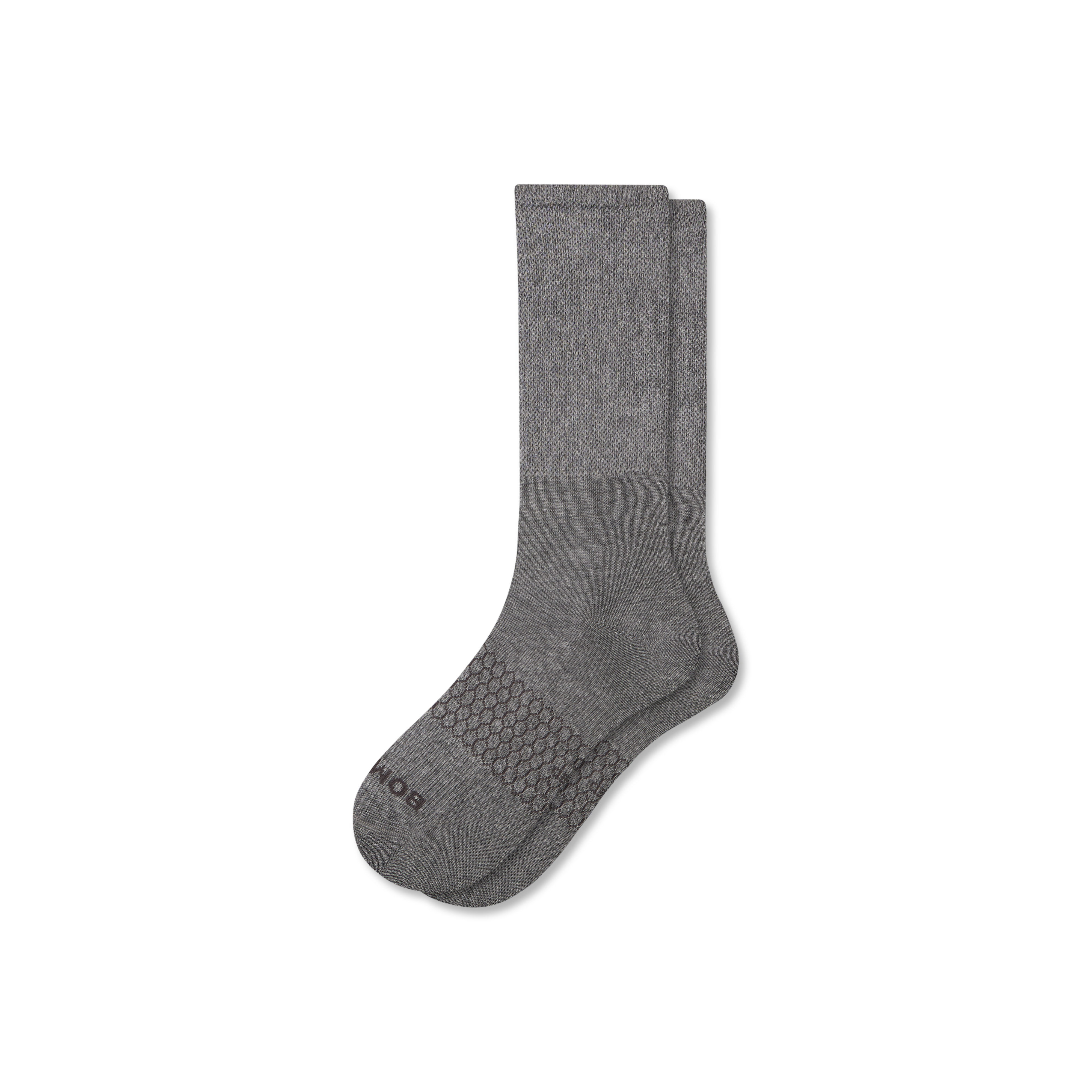 Bombas Wide Calf Socks In Gray