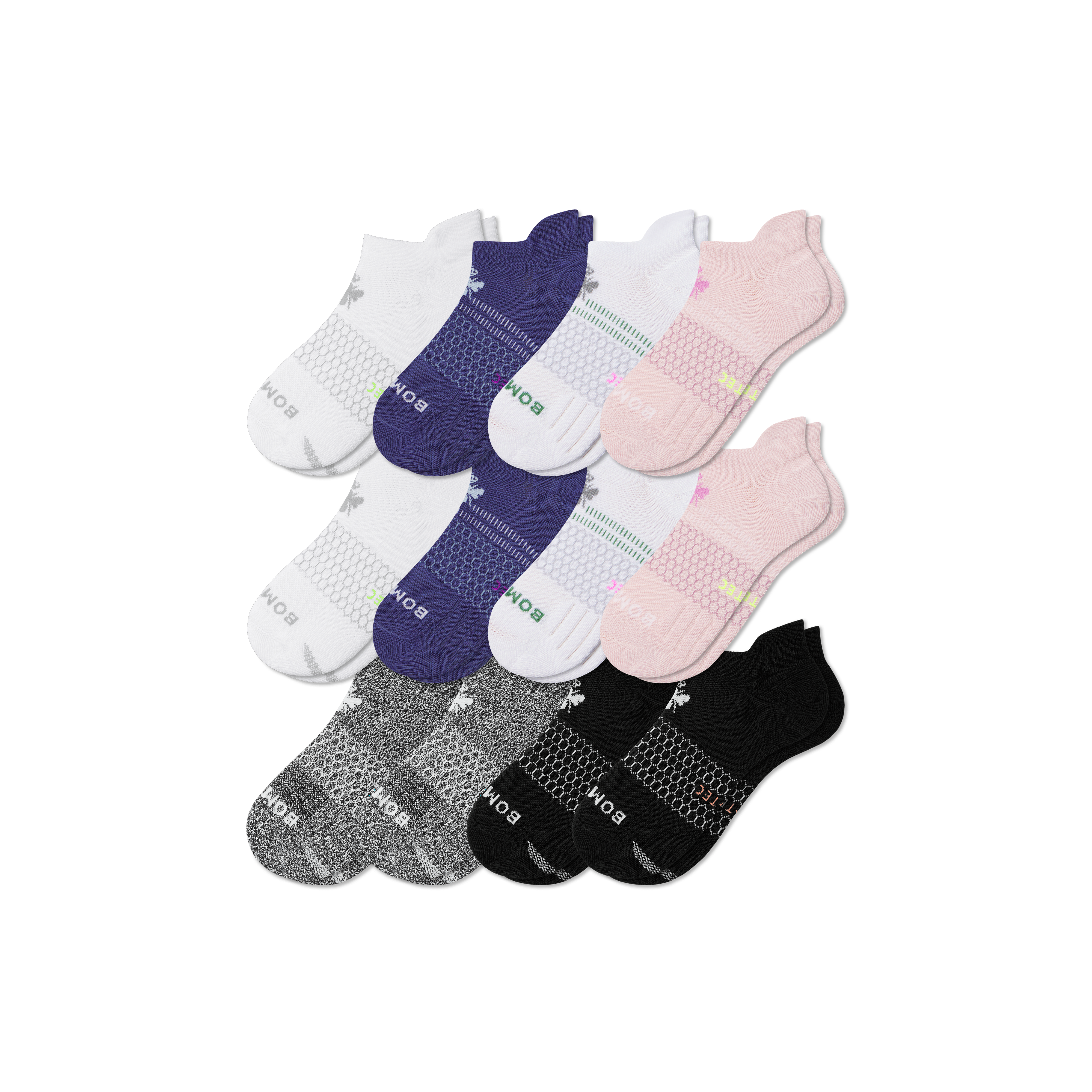 Bombas All-purpose Performance Ankle Sock 12-pack