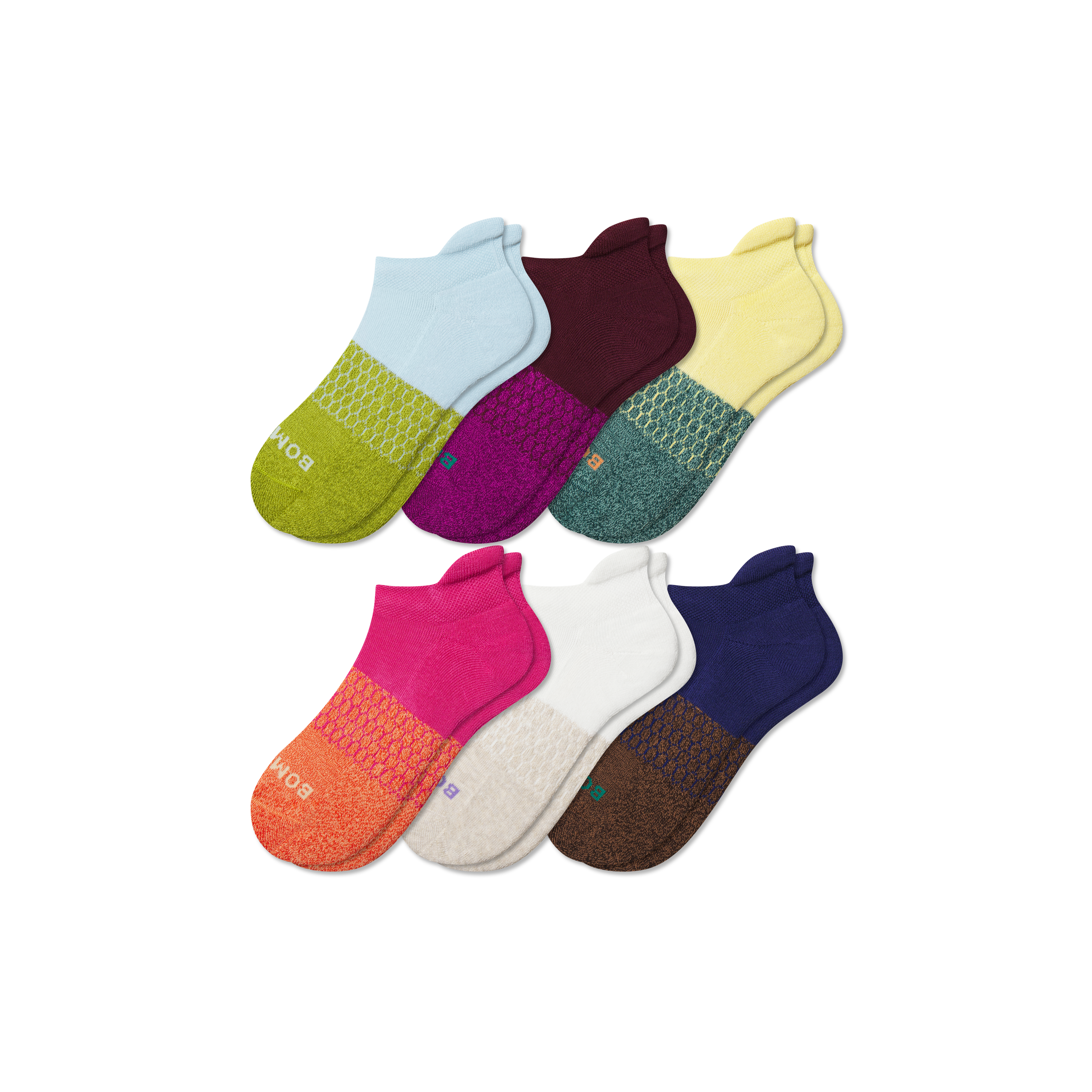 Youth Marl Ankle Sock 6-Pack