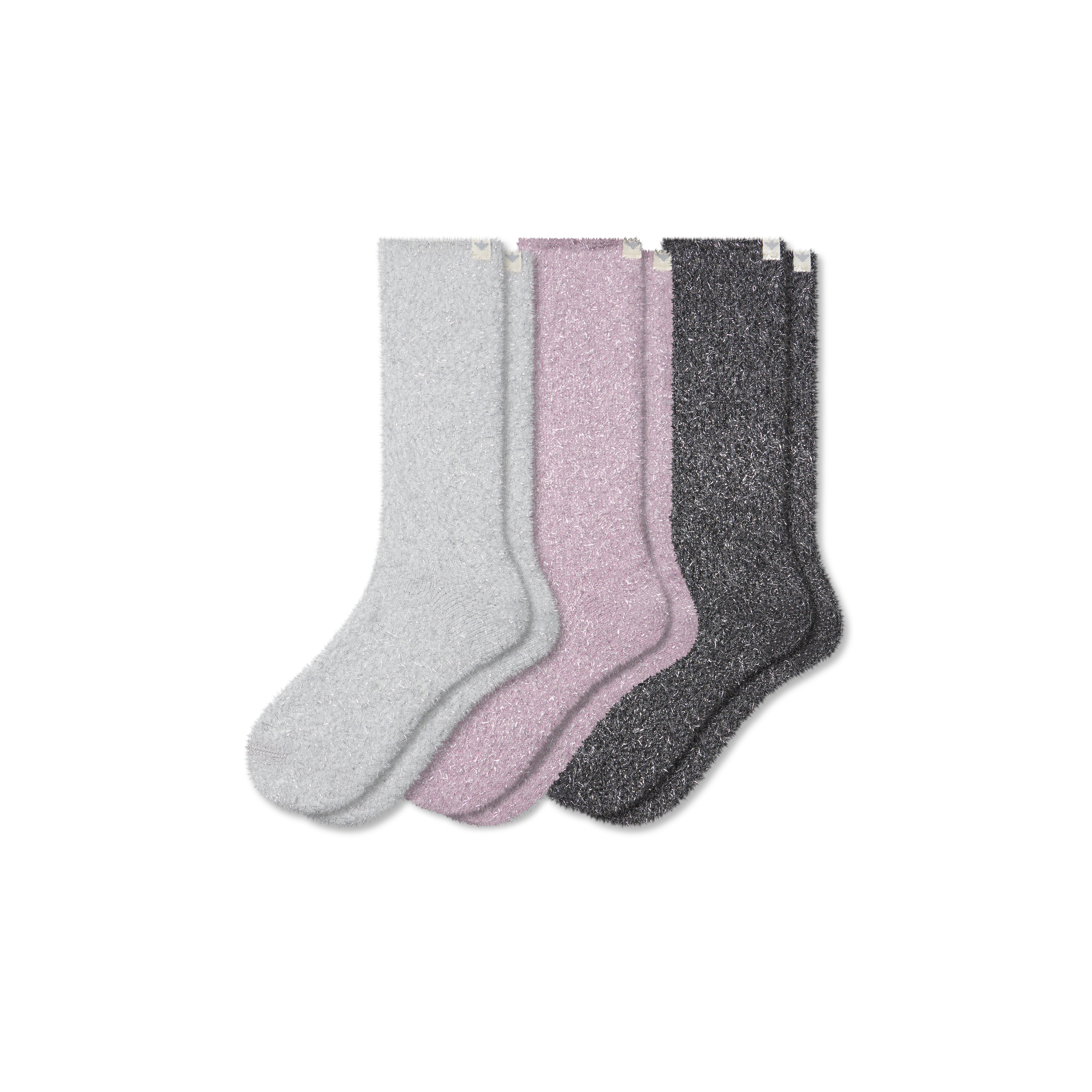 Bombas Fuzzy Sock 3-pack In Multi