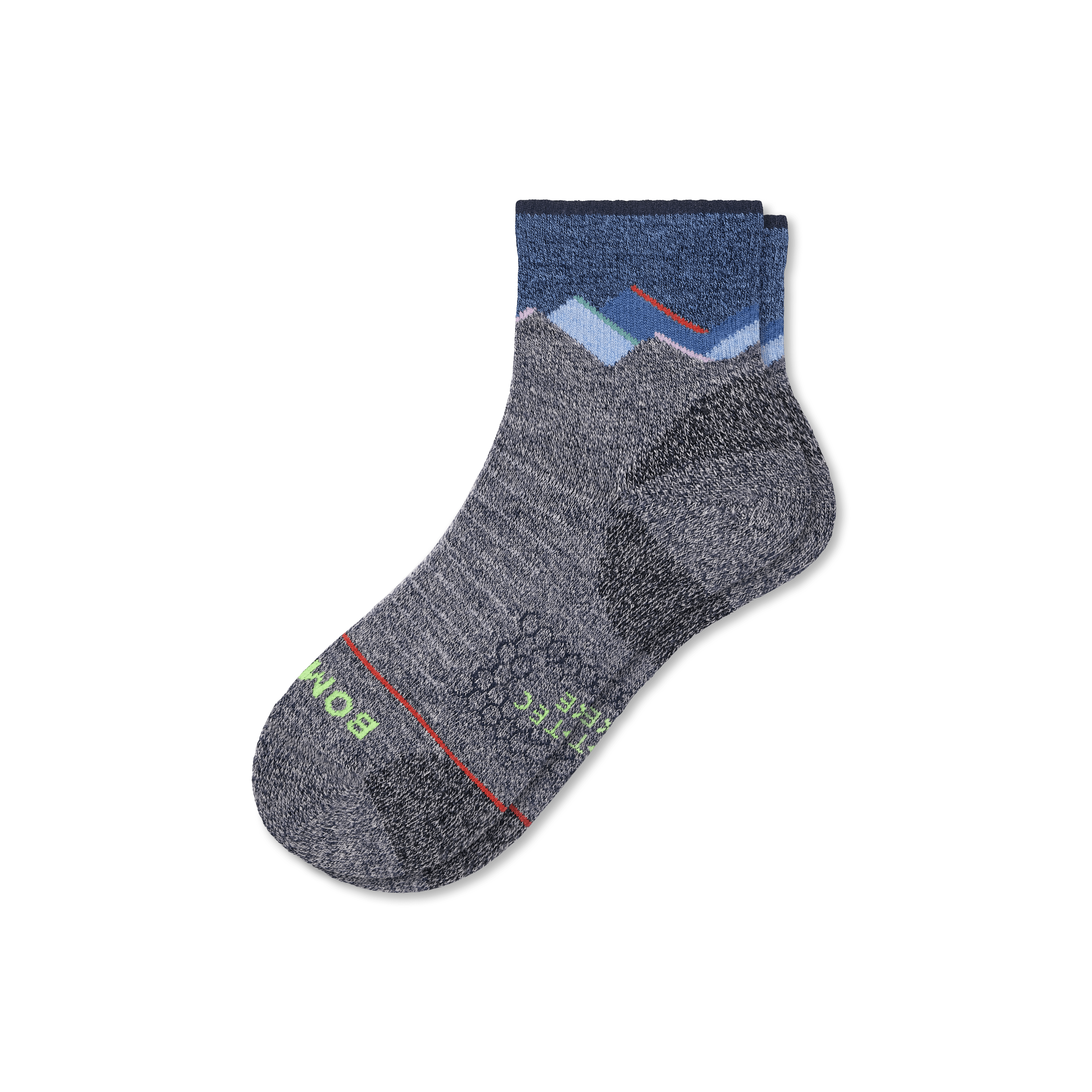 Shop Bombas Merino Wool Blend Hiking Performance Quarter Socks In Midnight Navy