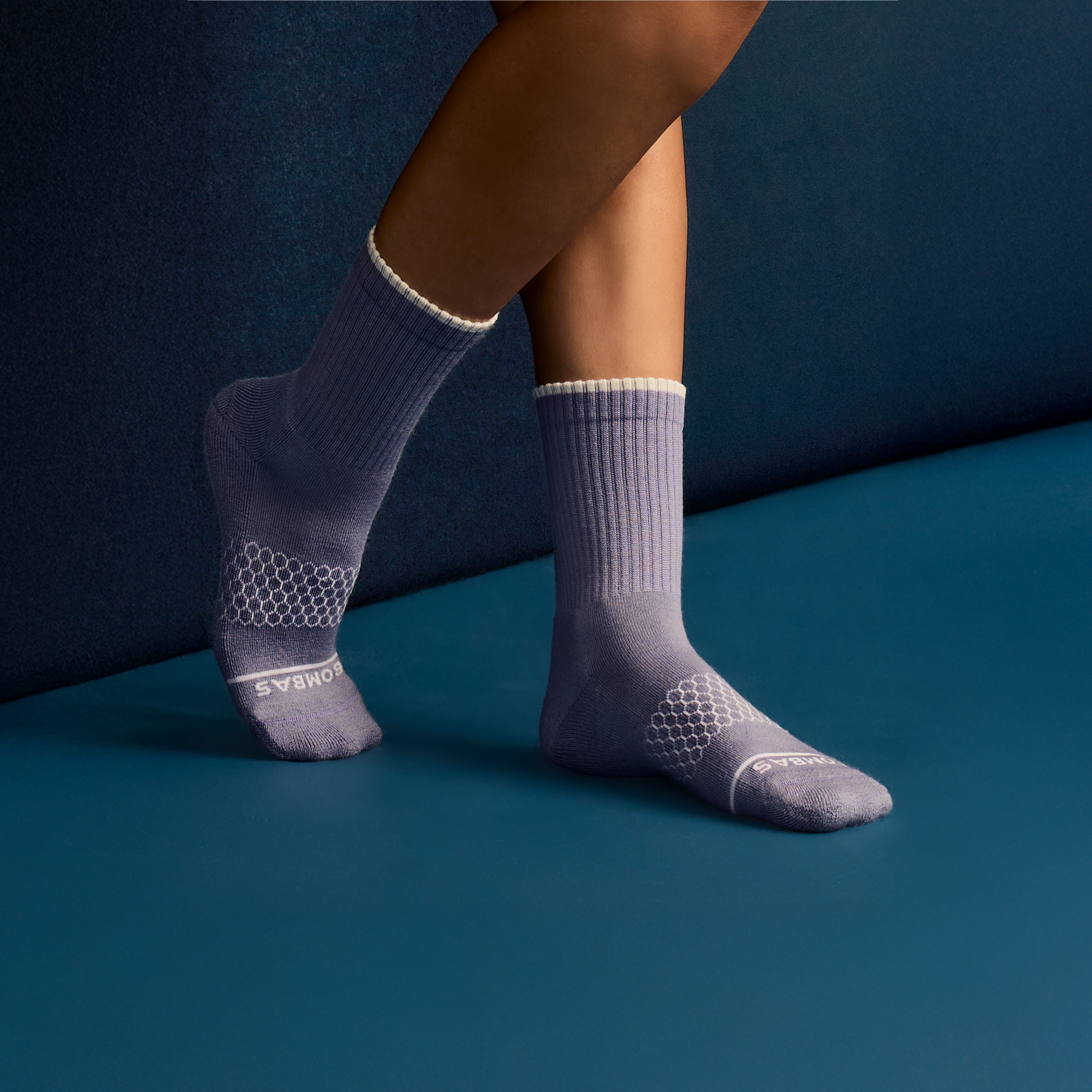 Howard Wool Blend Mid Weight Rib Calf Length Sock