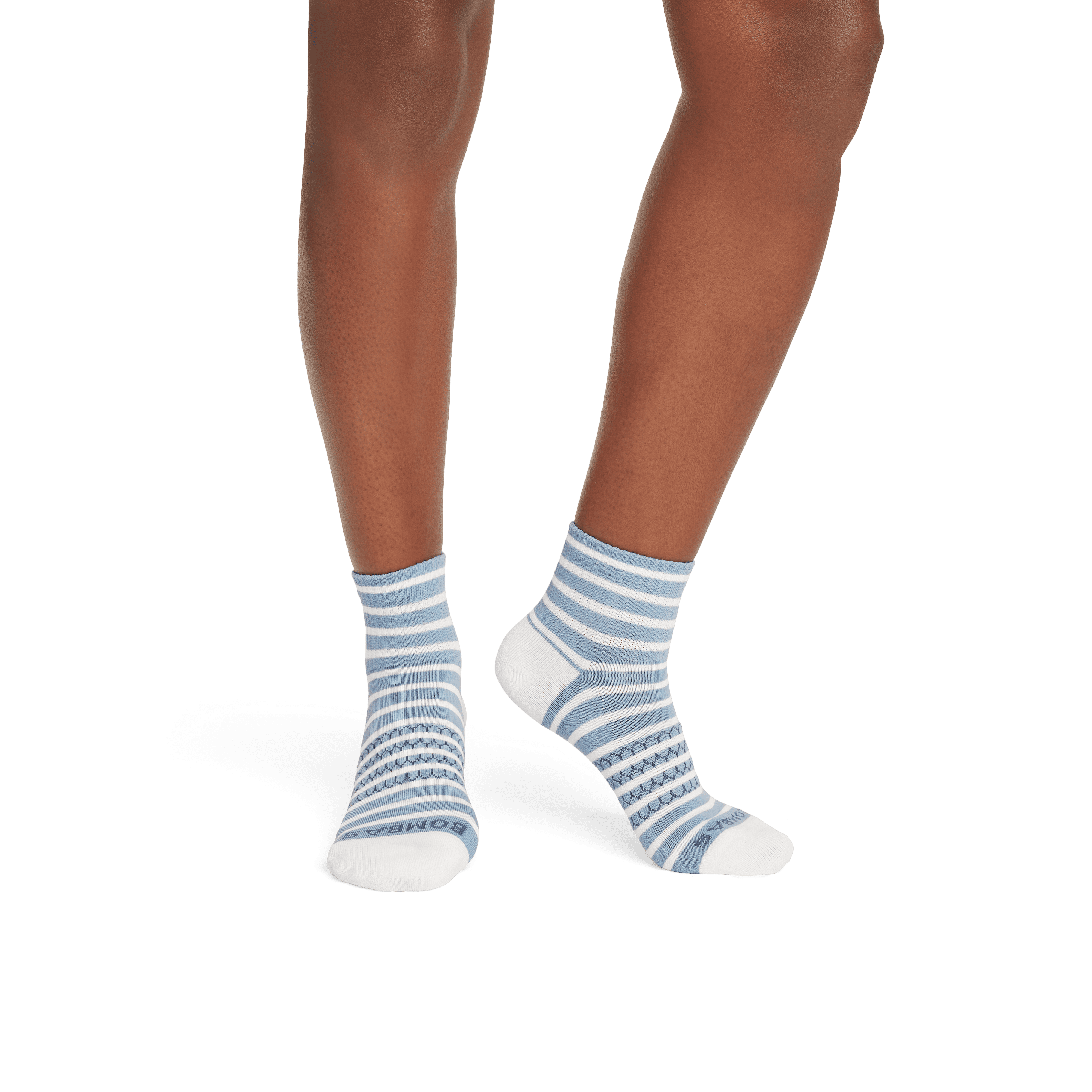 Women's Coastal Stripe Quarter Sock 4-Pack - Bombas