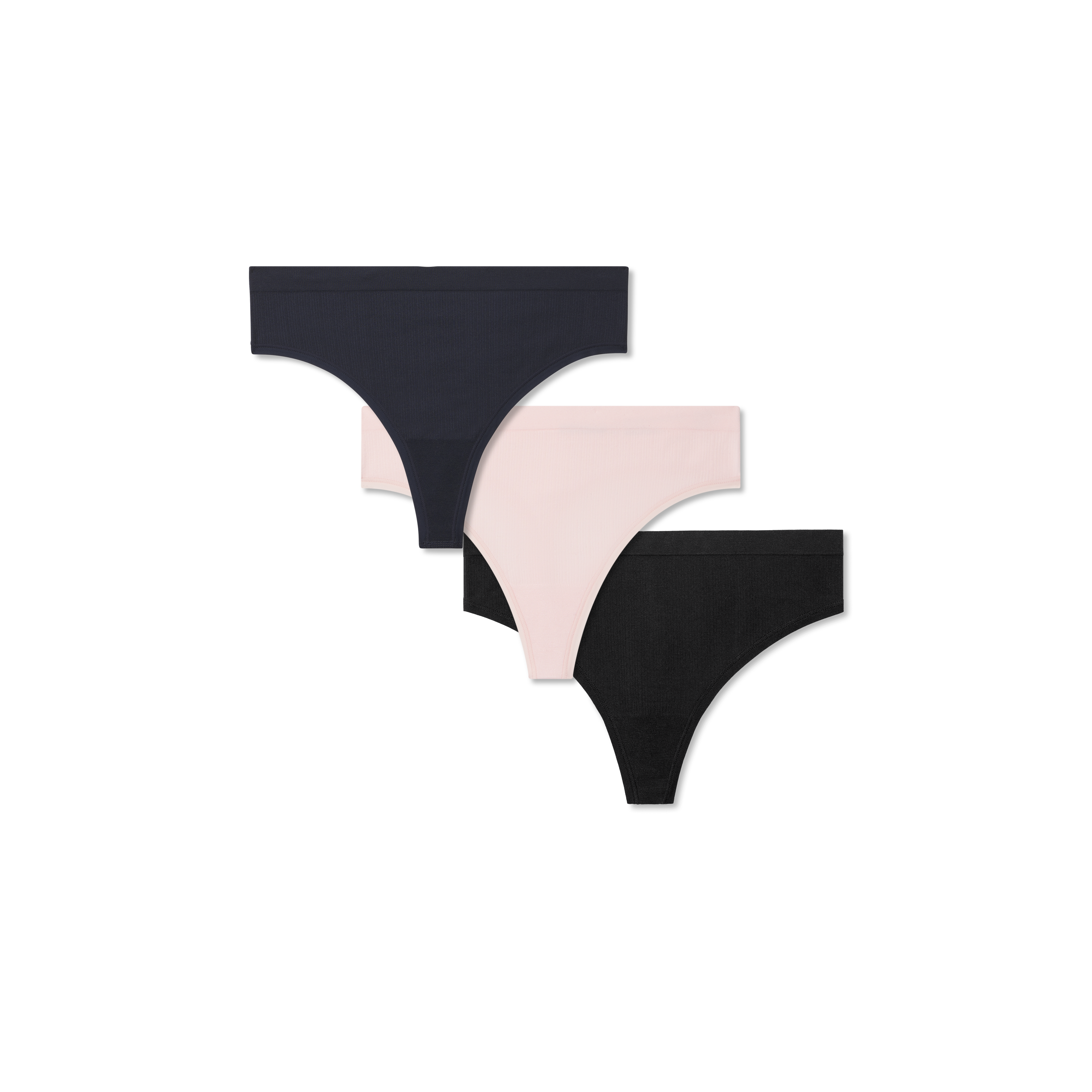 bombas Women's Seamless Thong 3-Pack