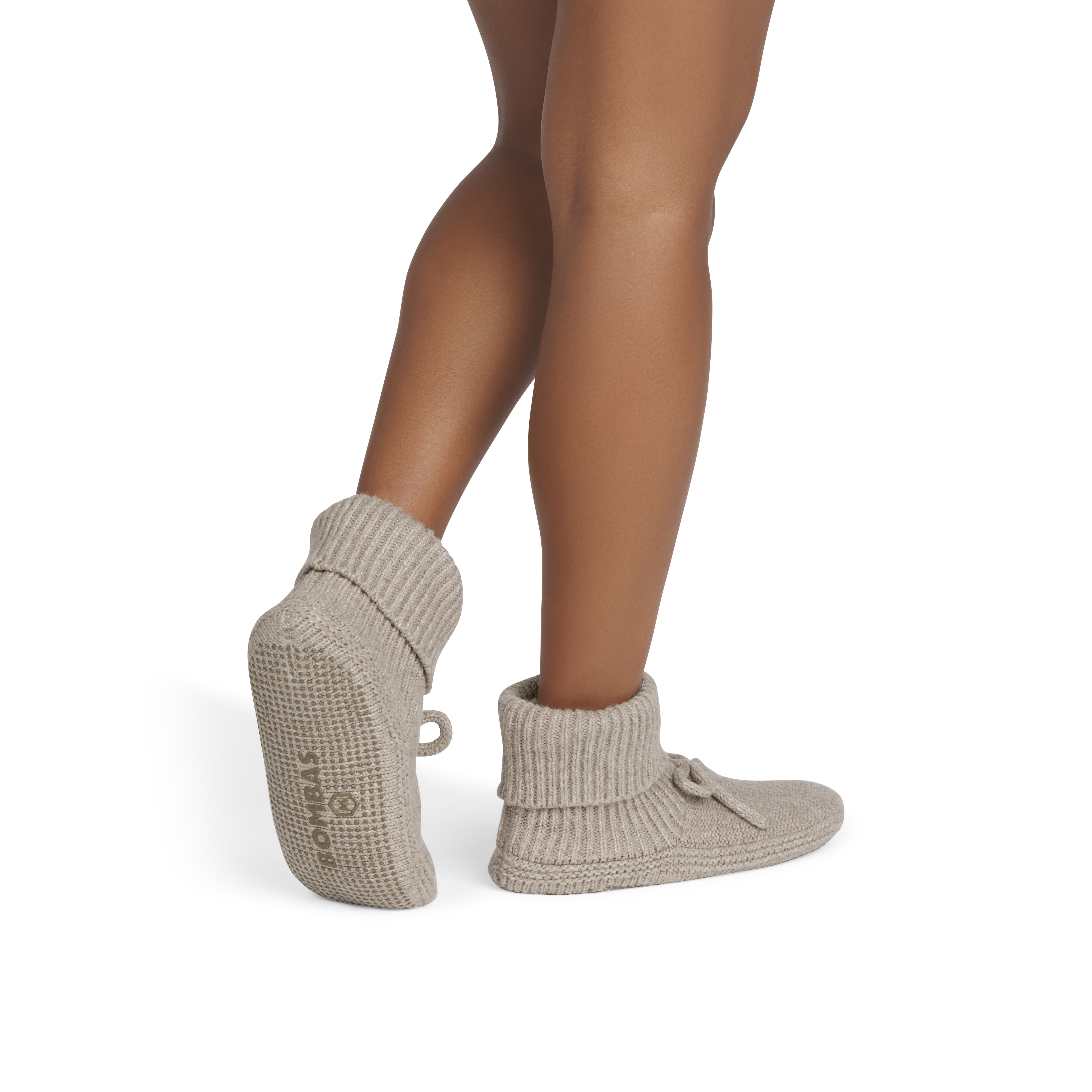 Women's Gripper Slipper Bootie - Sherpa-Lined 