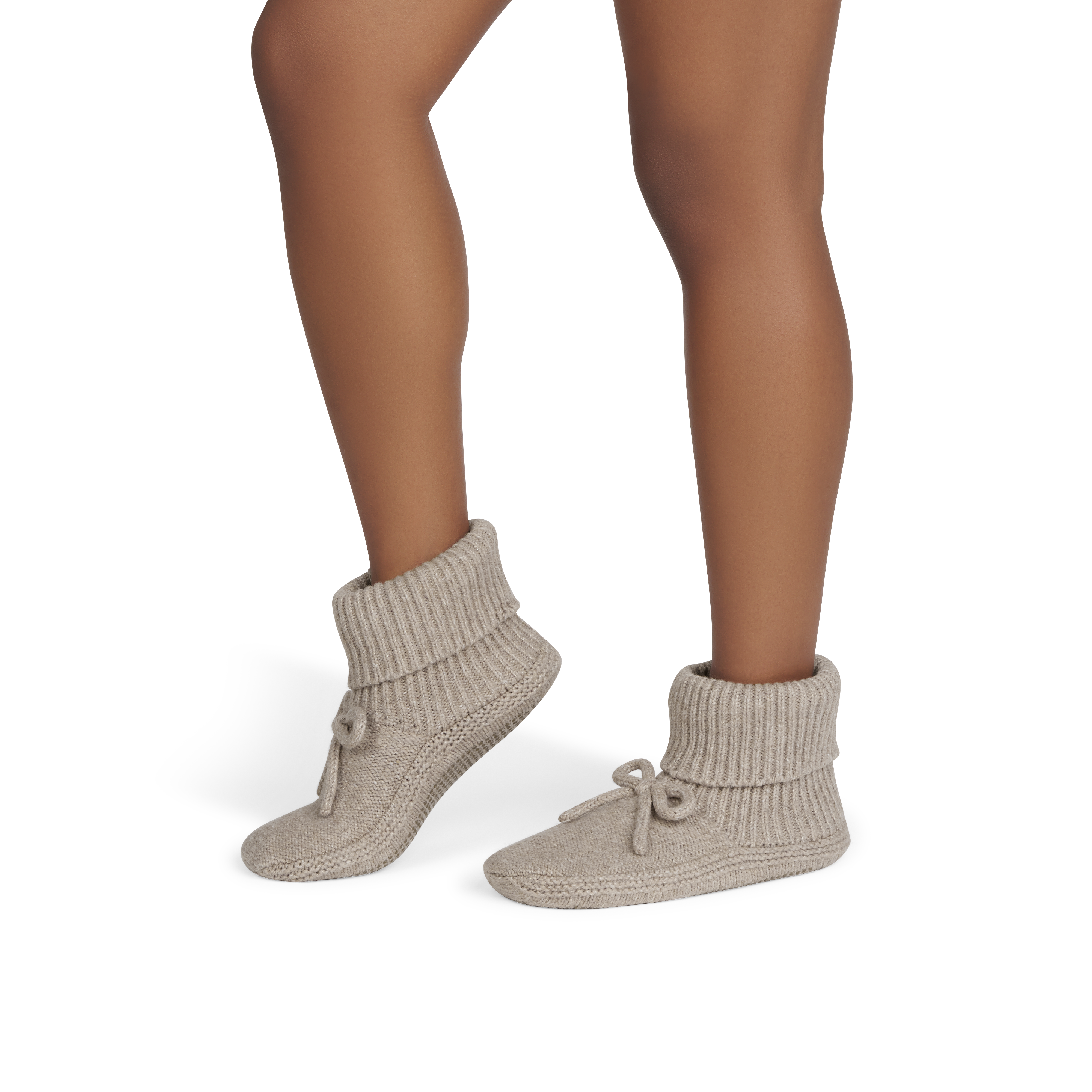 Women's Gripper Slipper Bootie - Sherpa-Lined 