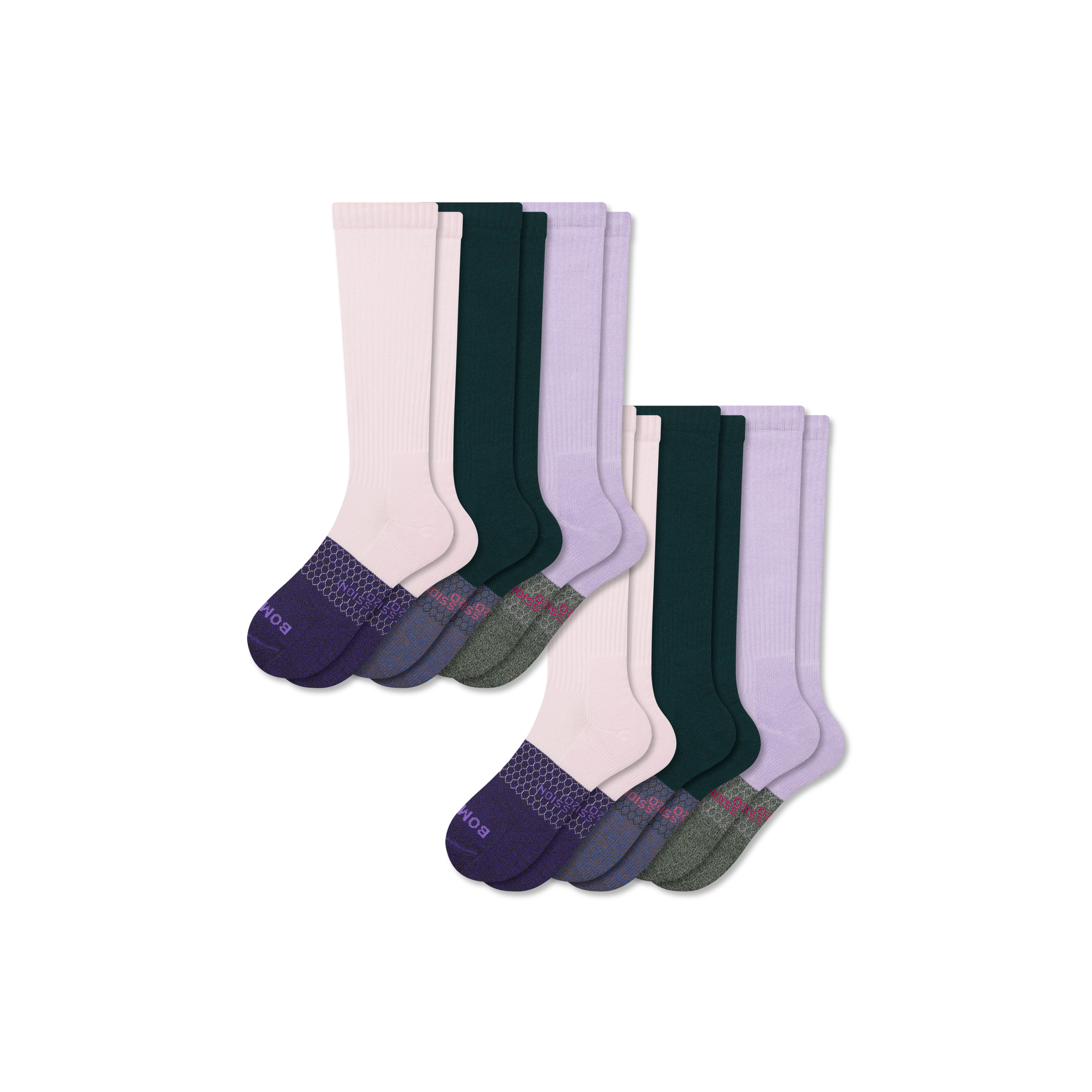 Women's Everyday Compression Sock 6-Pack (15-20mmHg)