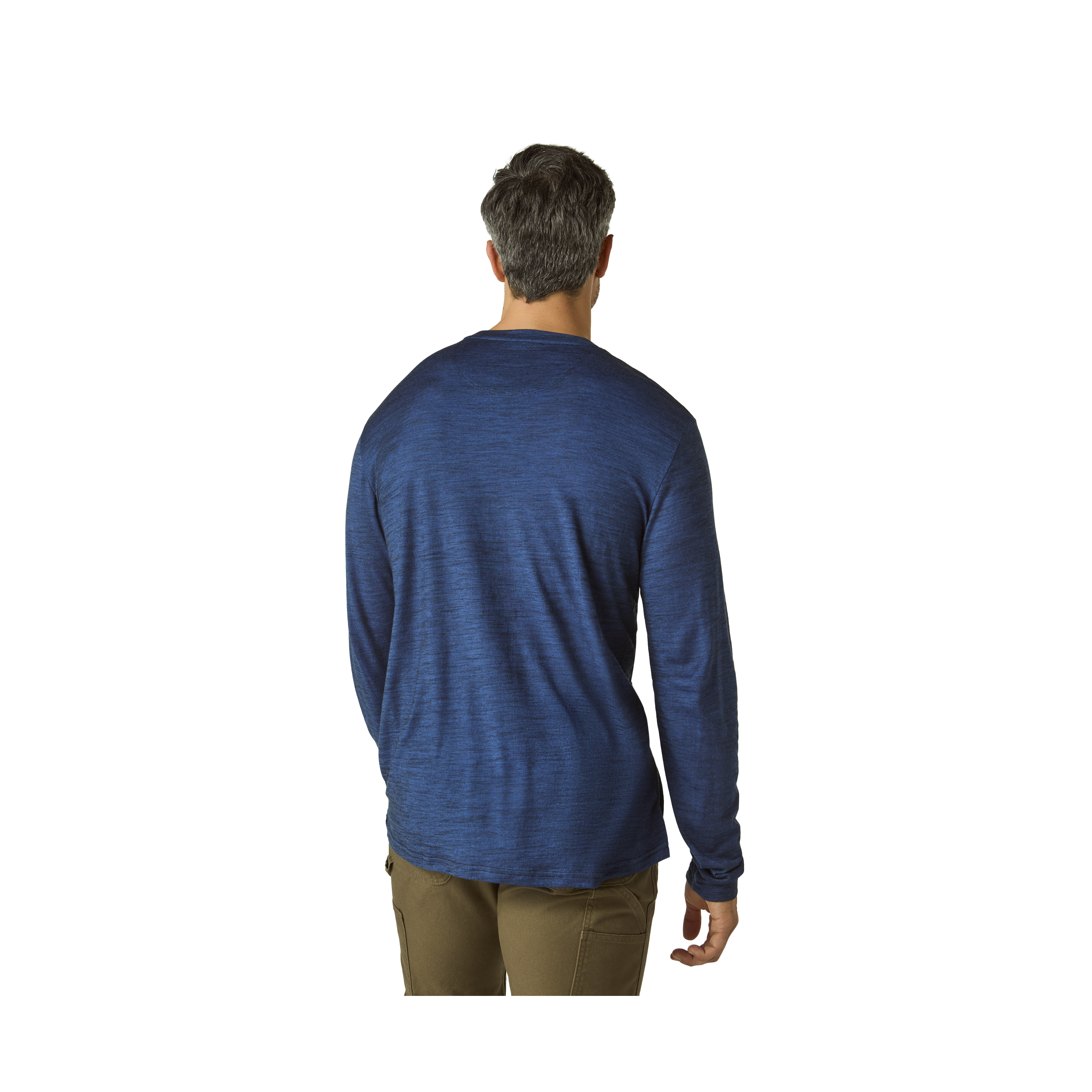 ONC MERINO LONG SLEEVE TEE P-BLUE 4 Essential Tee