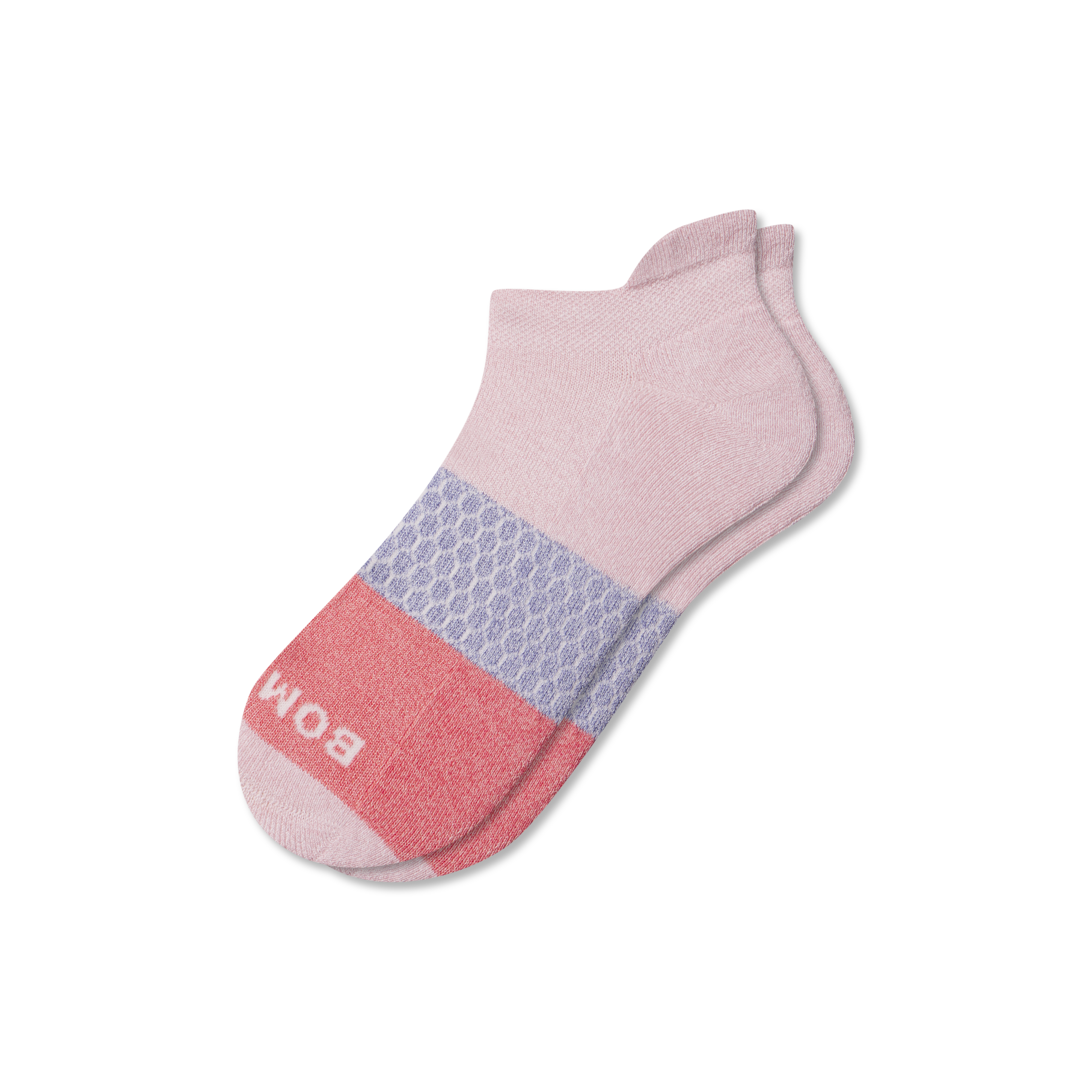 Bombas Tri-block Ankle Sock In Pink