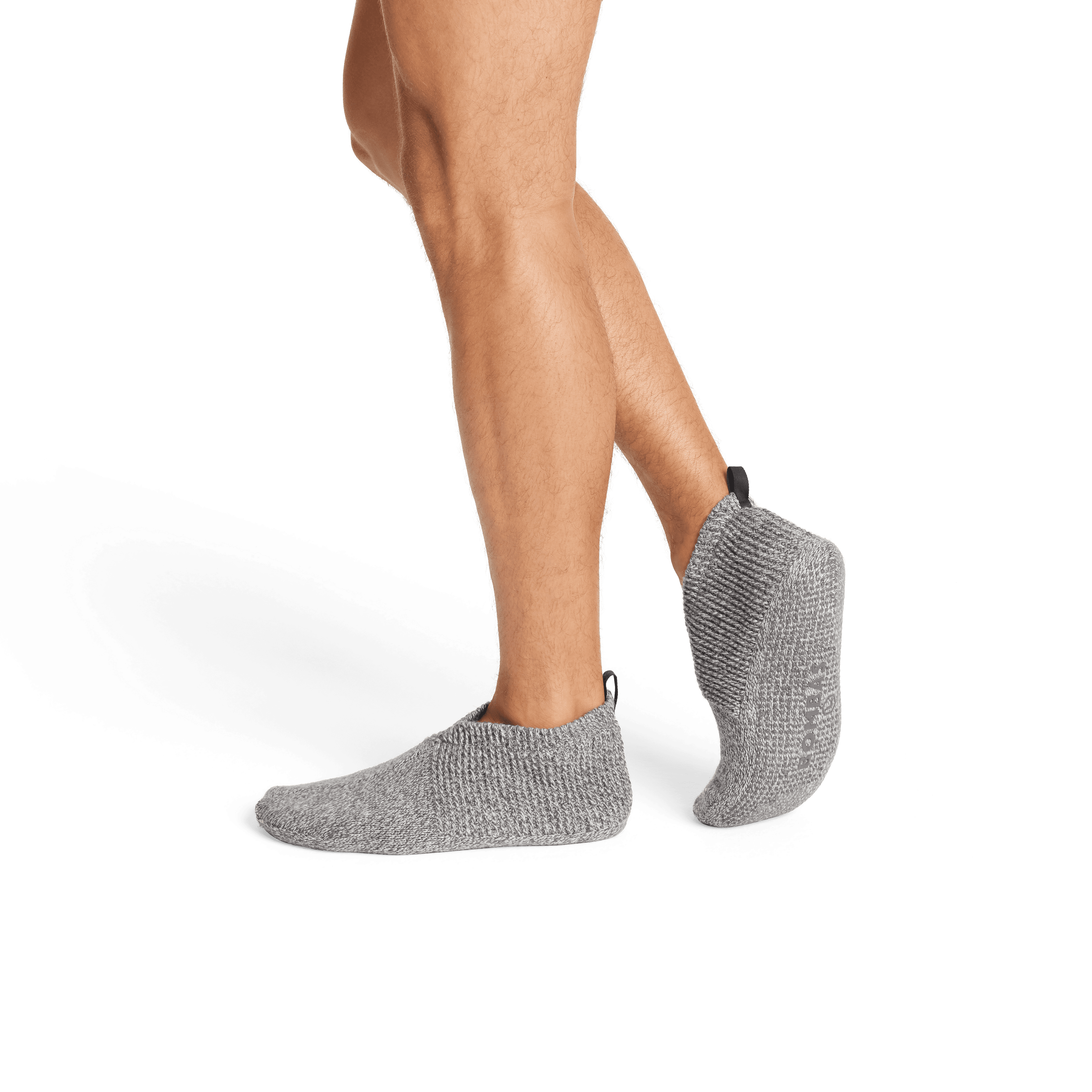 Men's Travel Compression Sock and Gripper Slipper - Double Cushion 2-Pack -  Bombas