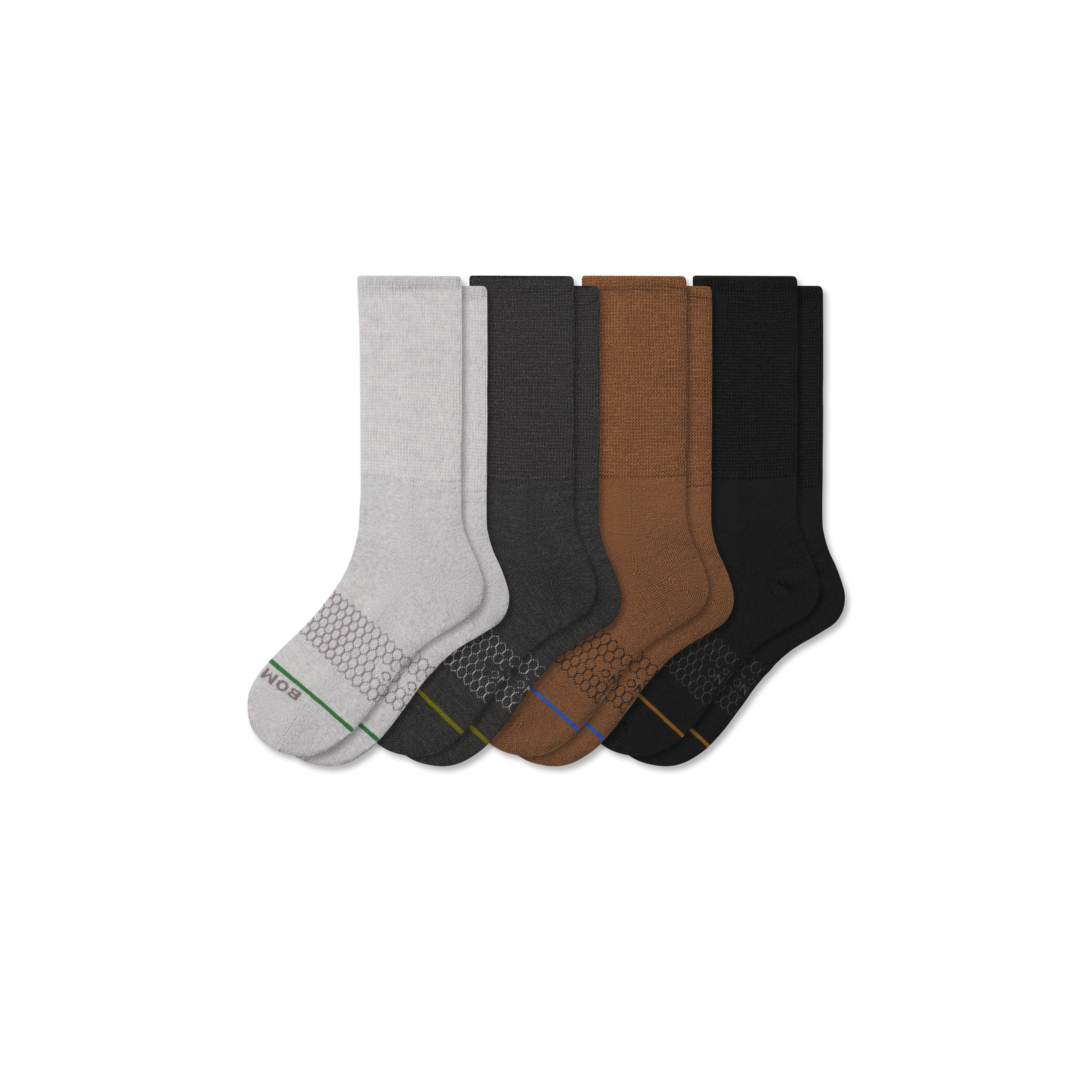 Men's Merino Blend Ultra-Stretch Calf Sock 4-Pack