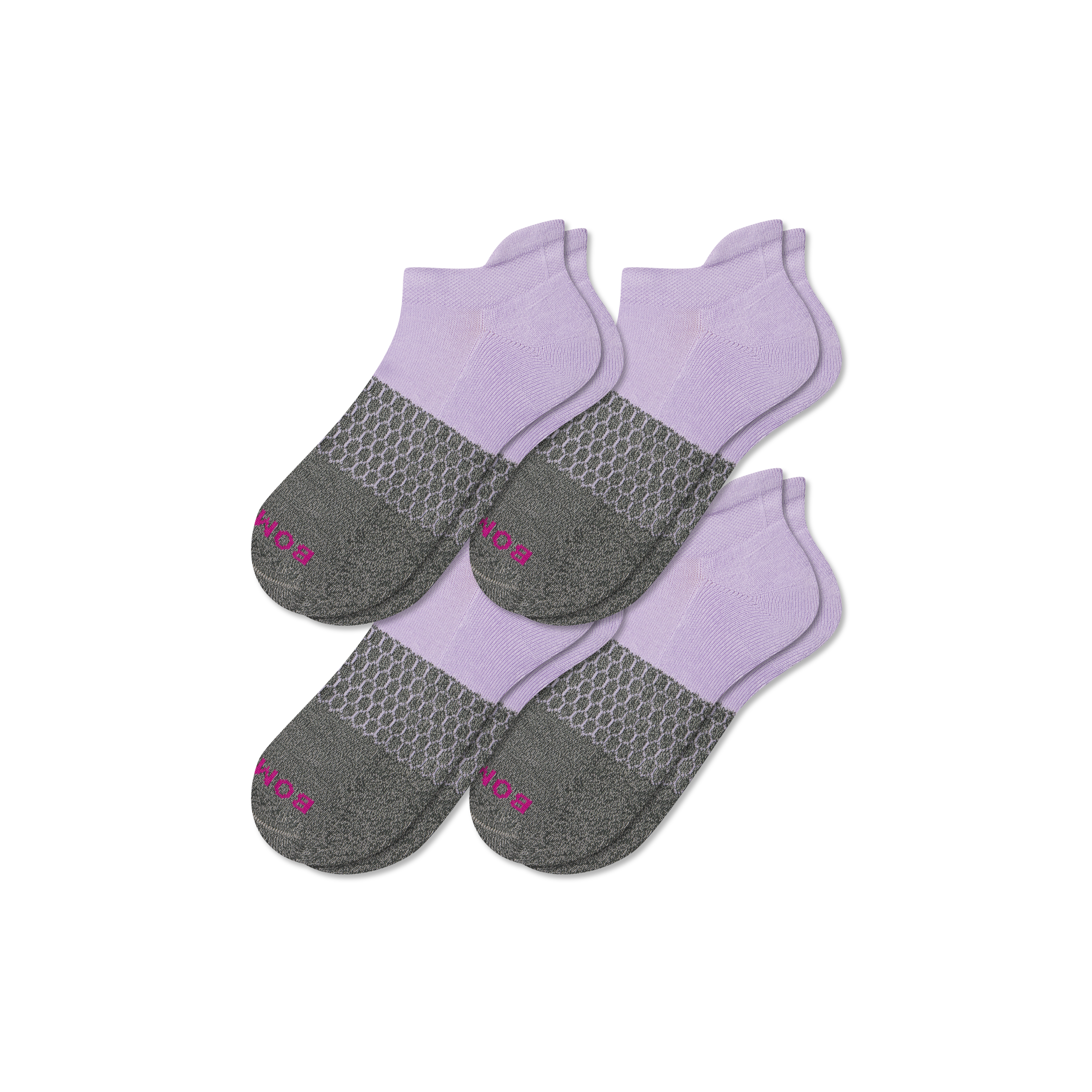 Bombas Marl Ankle Sock 4-pack In Purple
