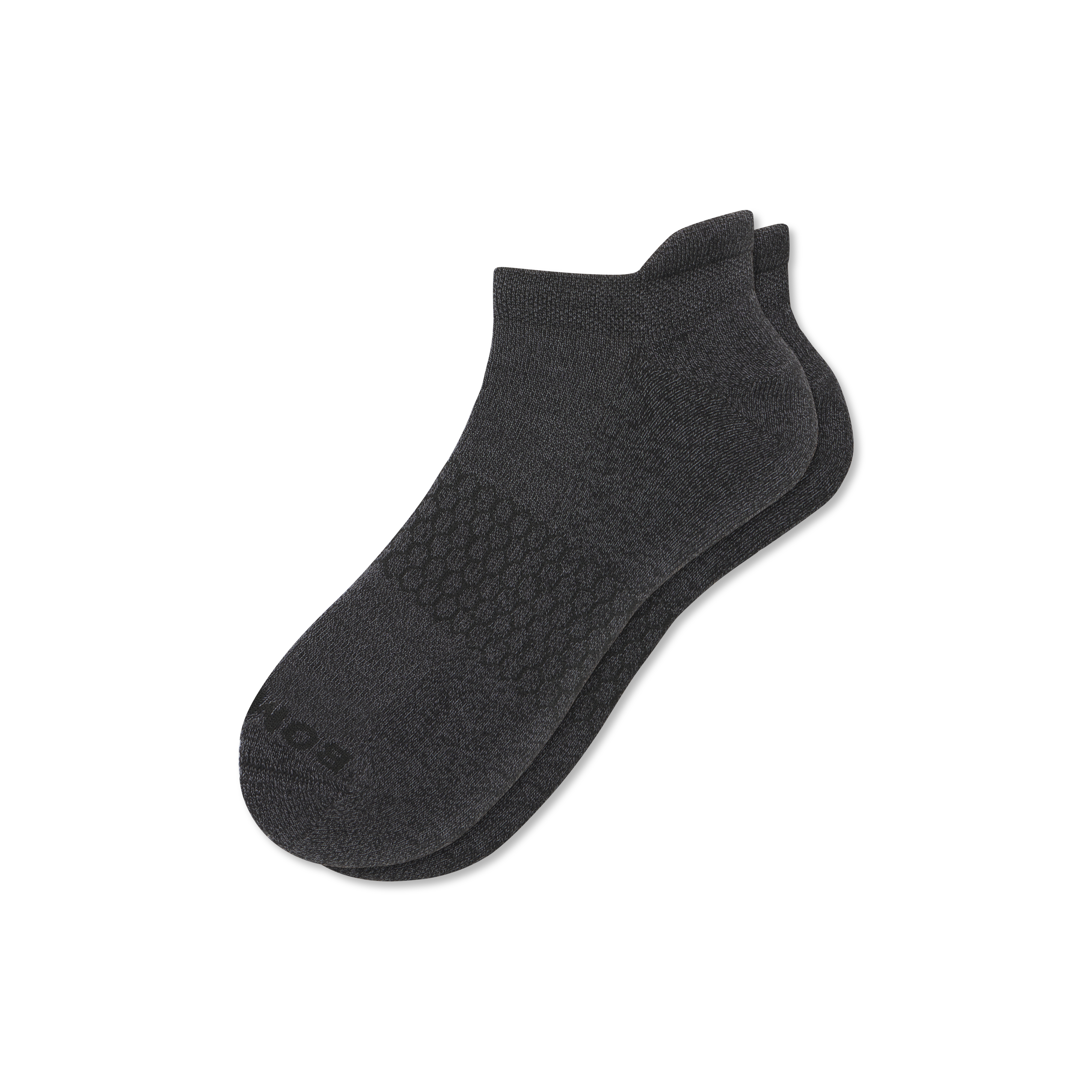 Bombas Marl Ankle Socks In Washed Black