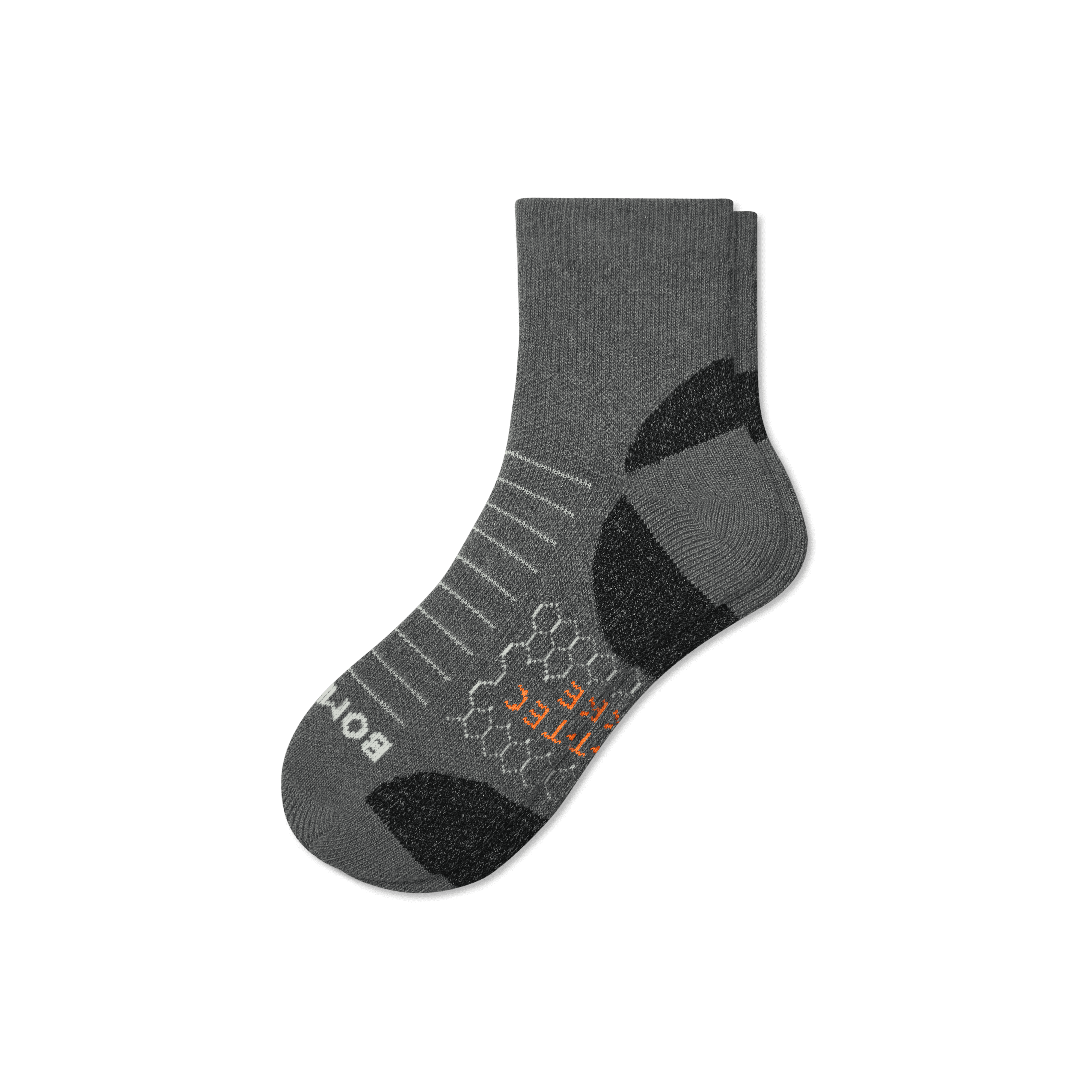Bombas Hiking Performance Quarter Socks In Shade