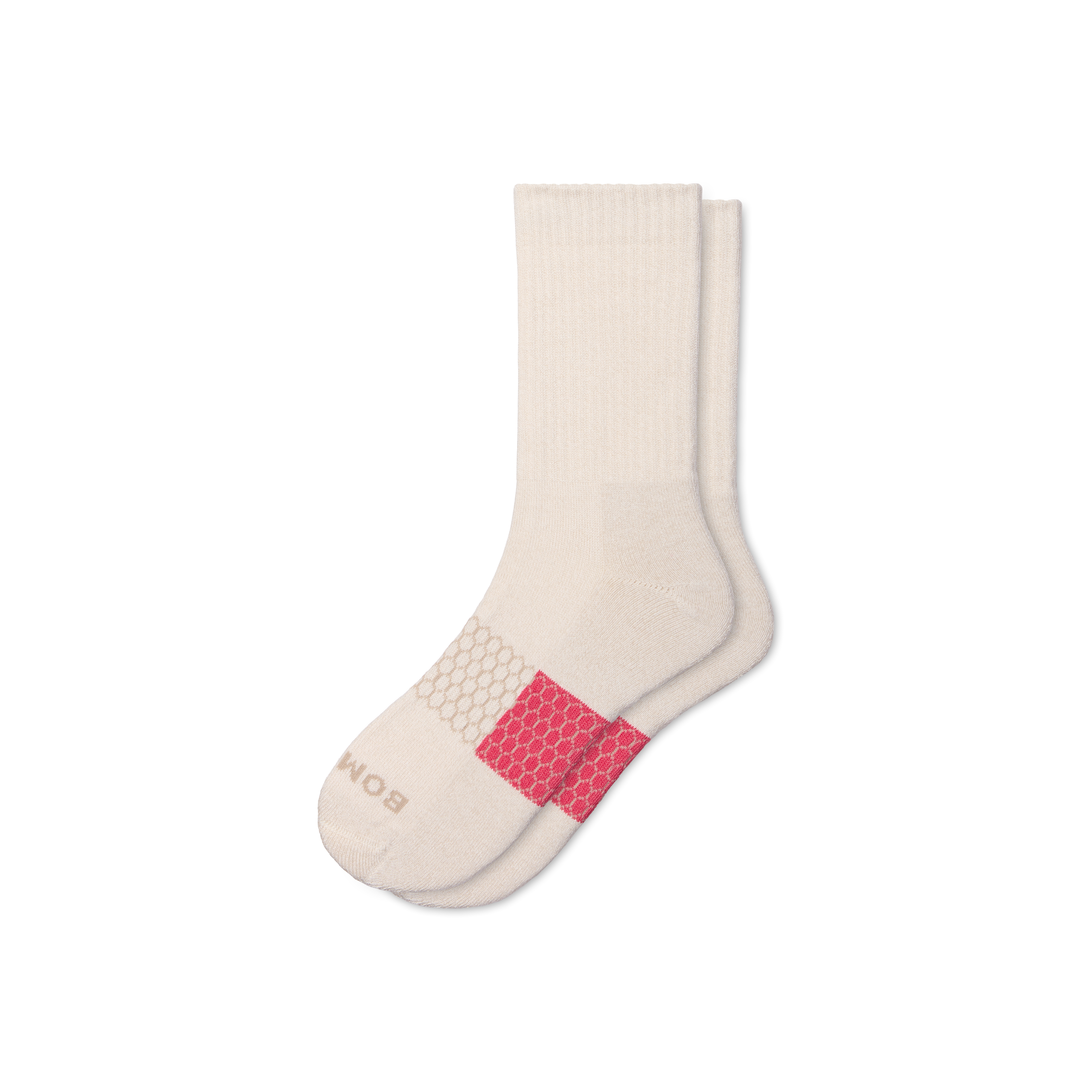 Bombas Marl Half Calf Socks In Neutral