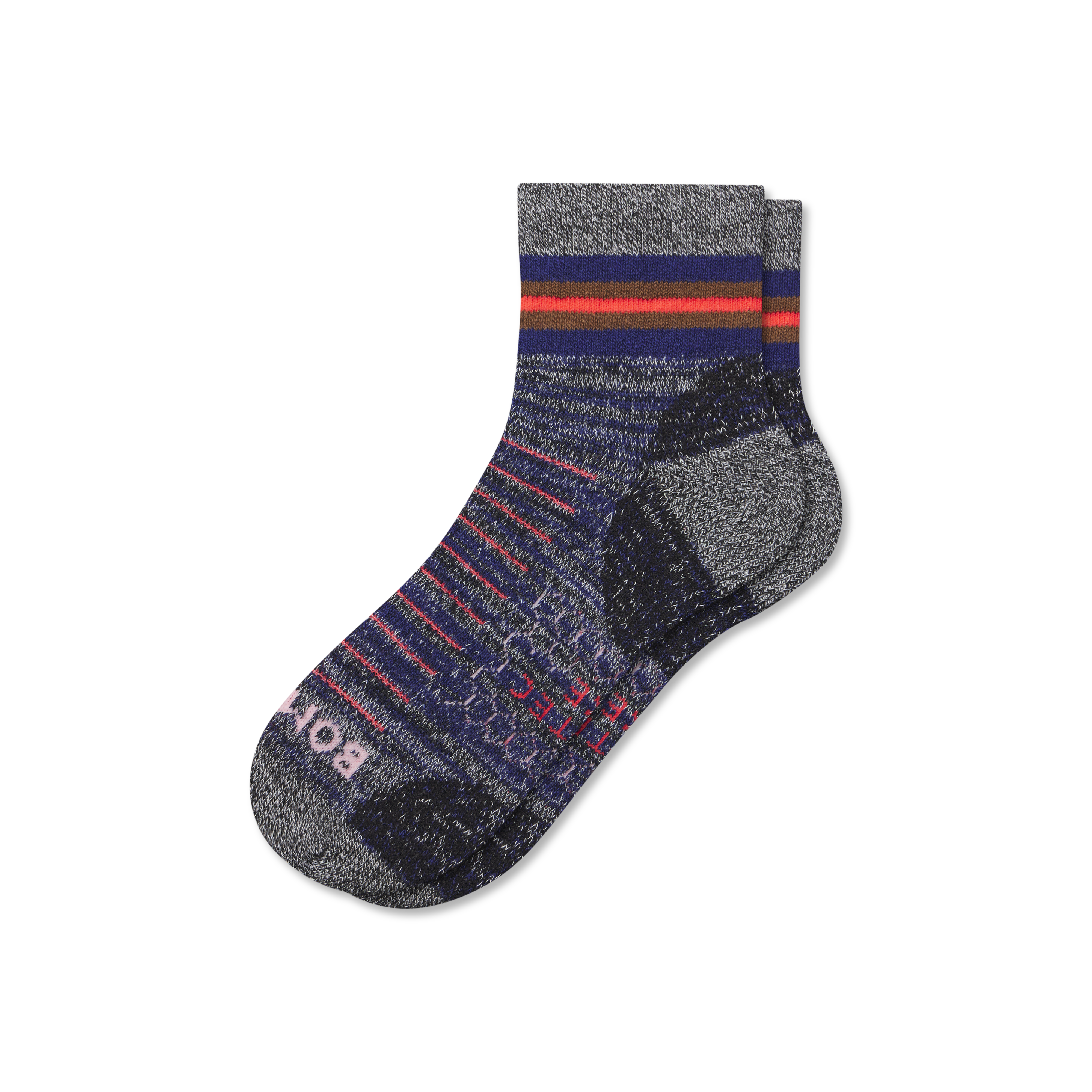 Bombas Hiking Performance Quarter Socks In Blue