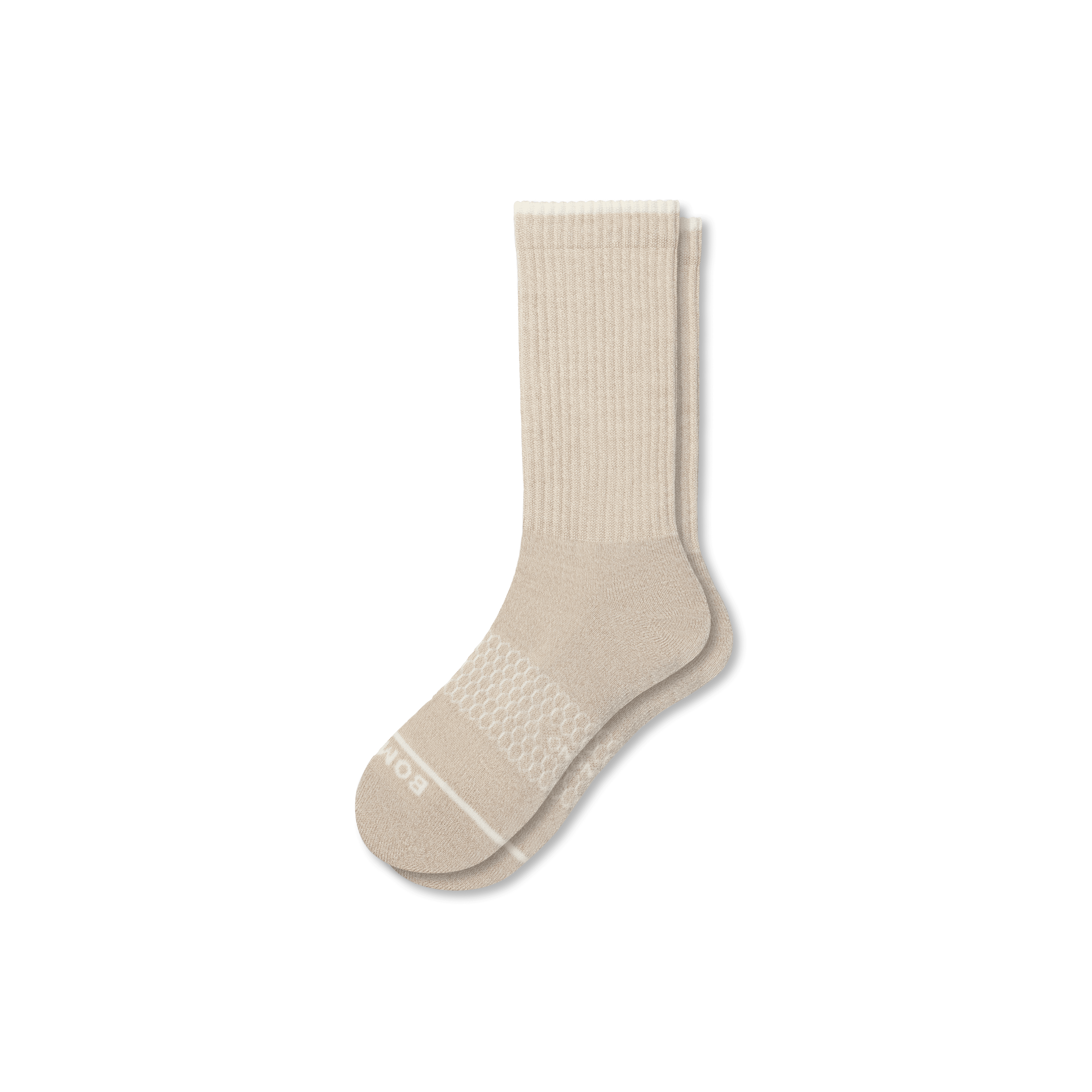 Bombas Merino Wool Blend Calf Socks In Khaki