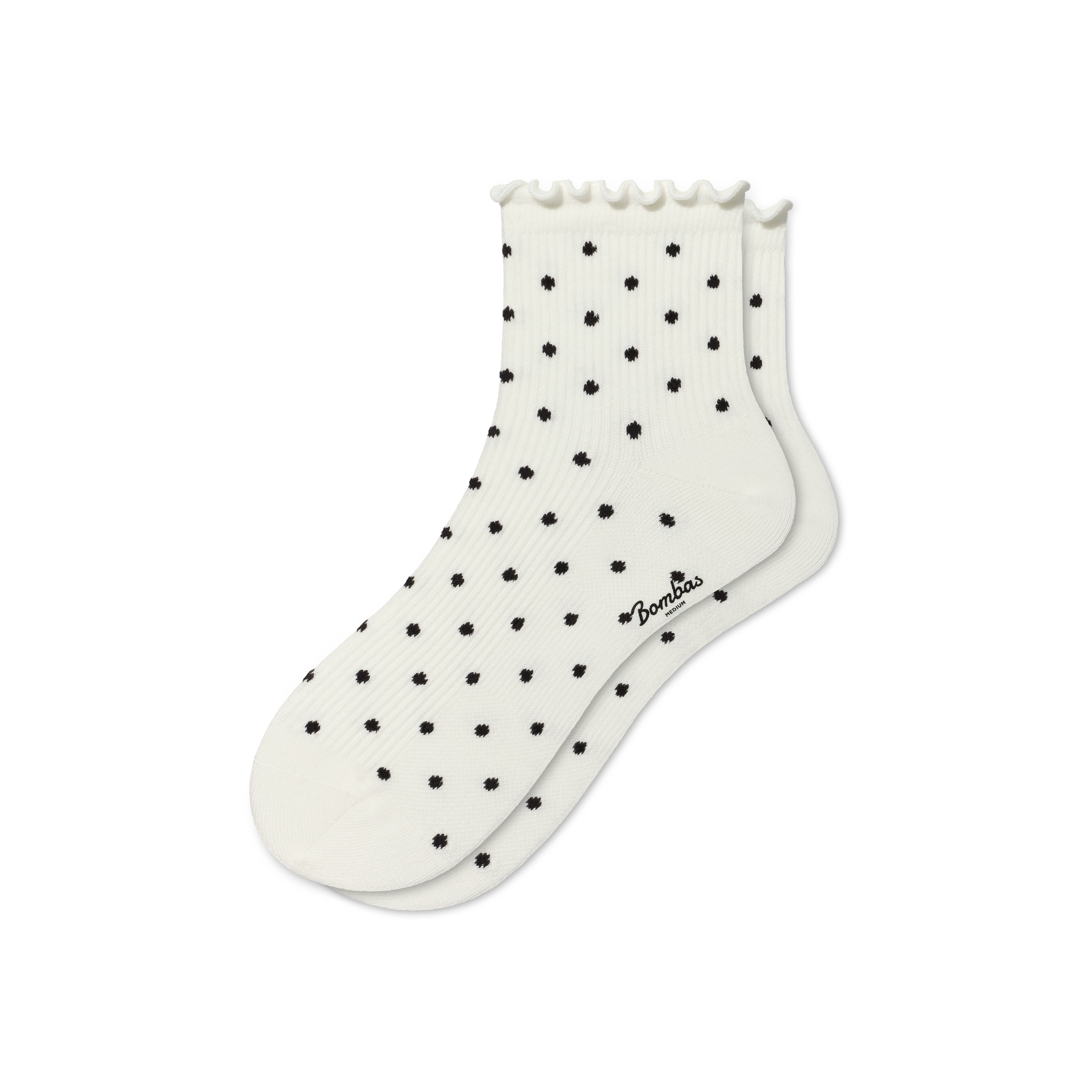 Women's Ruffle Rib Quarter Socks