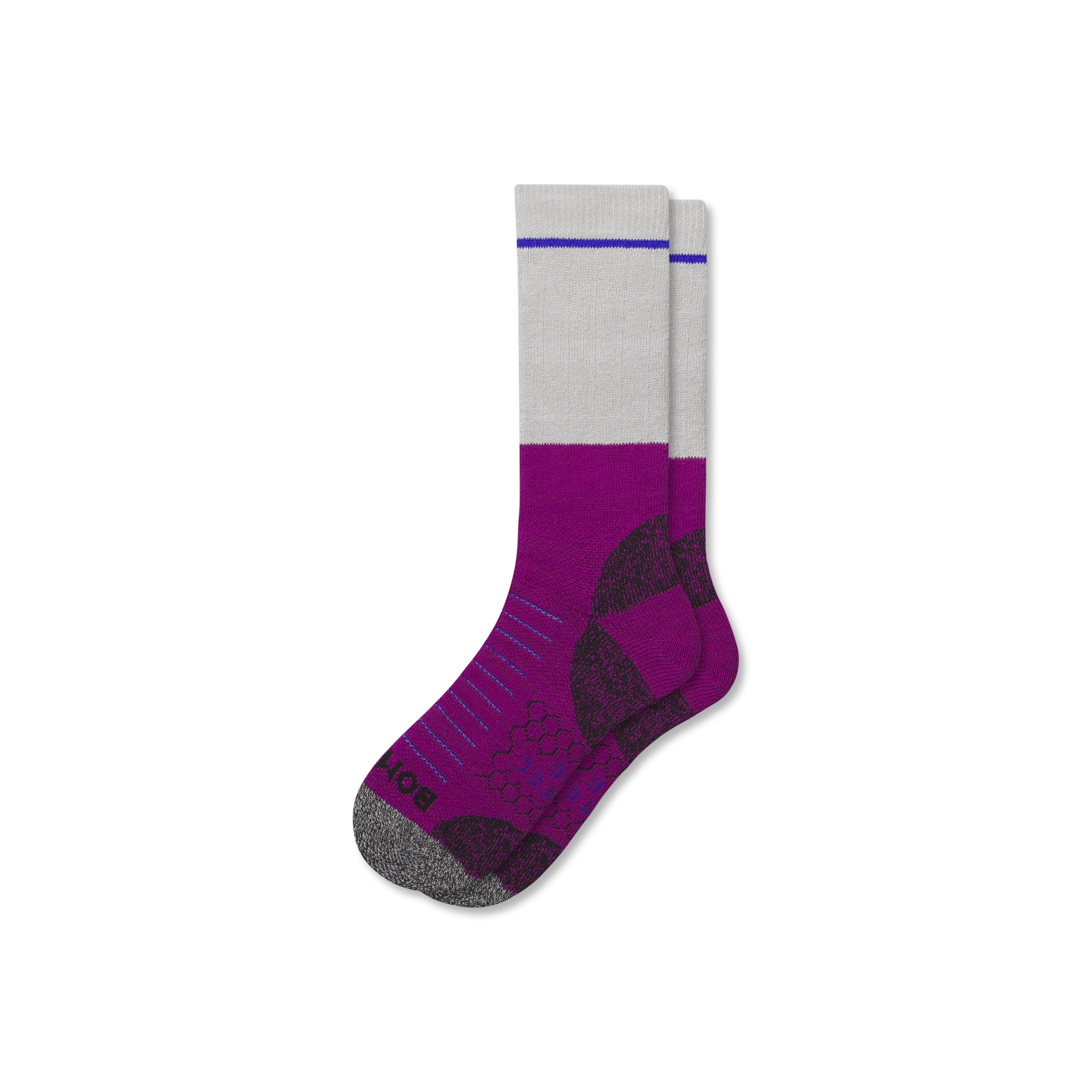 Bombas Hiking Performance Calf Socks In Harbor Grey
