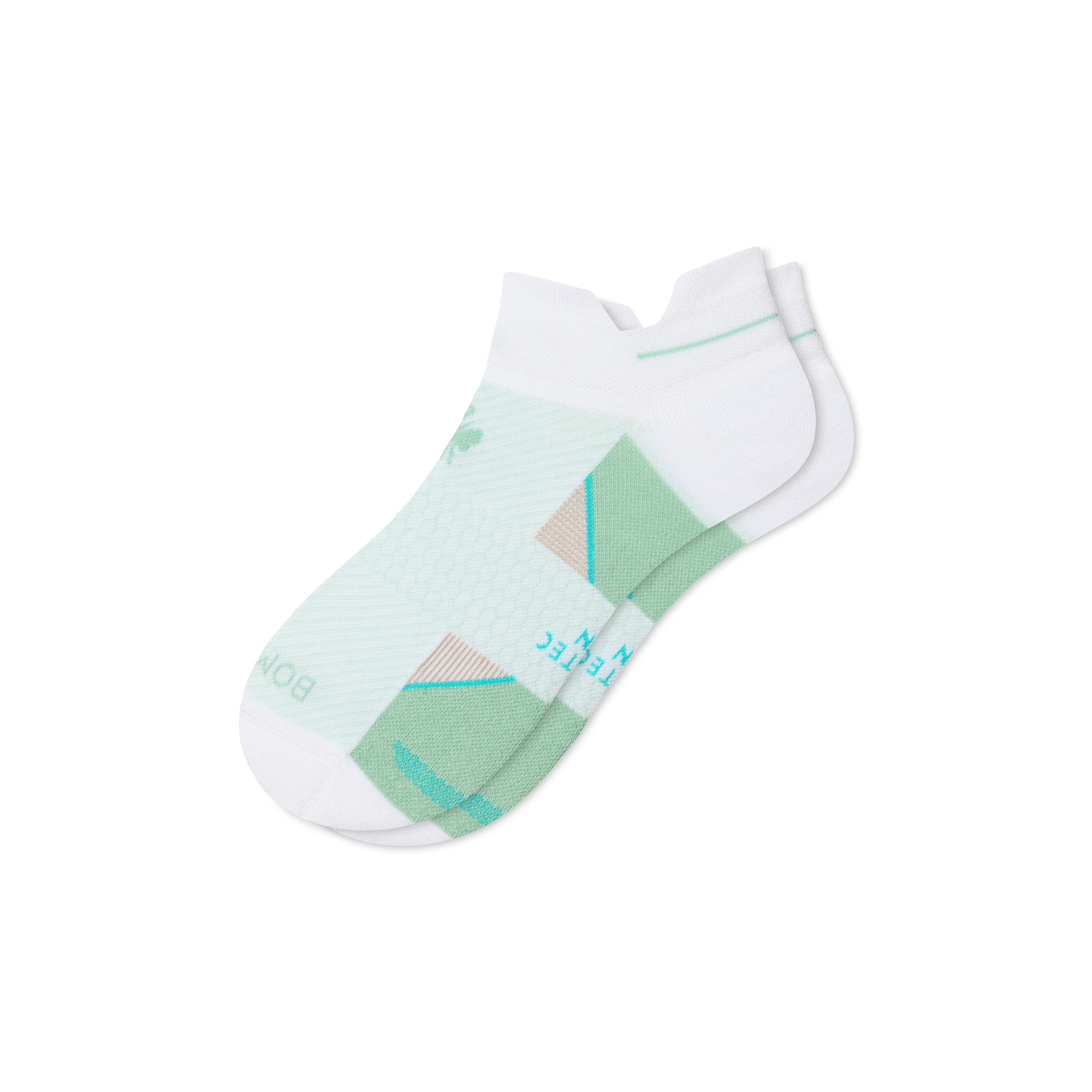 Bombas Running Ankle Socks In Pattern