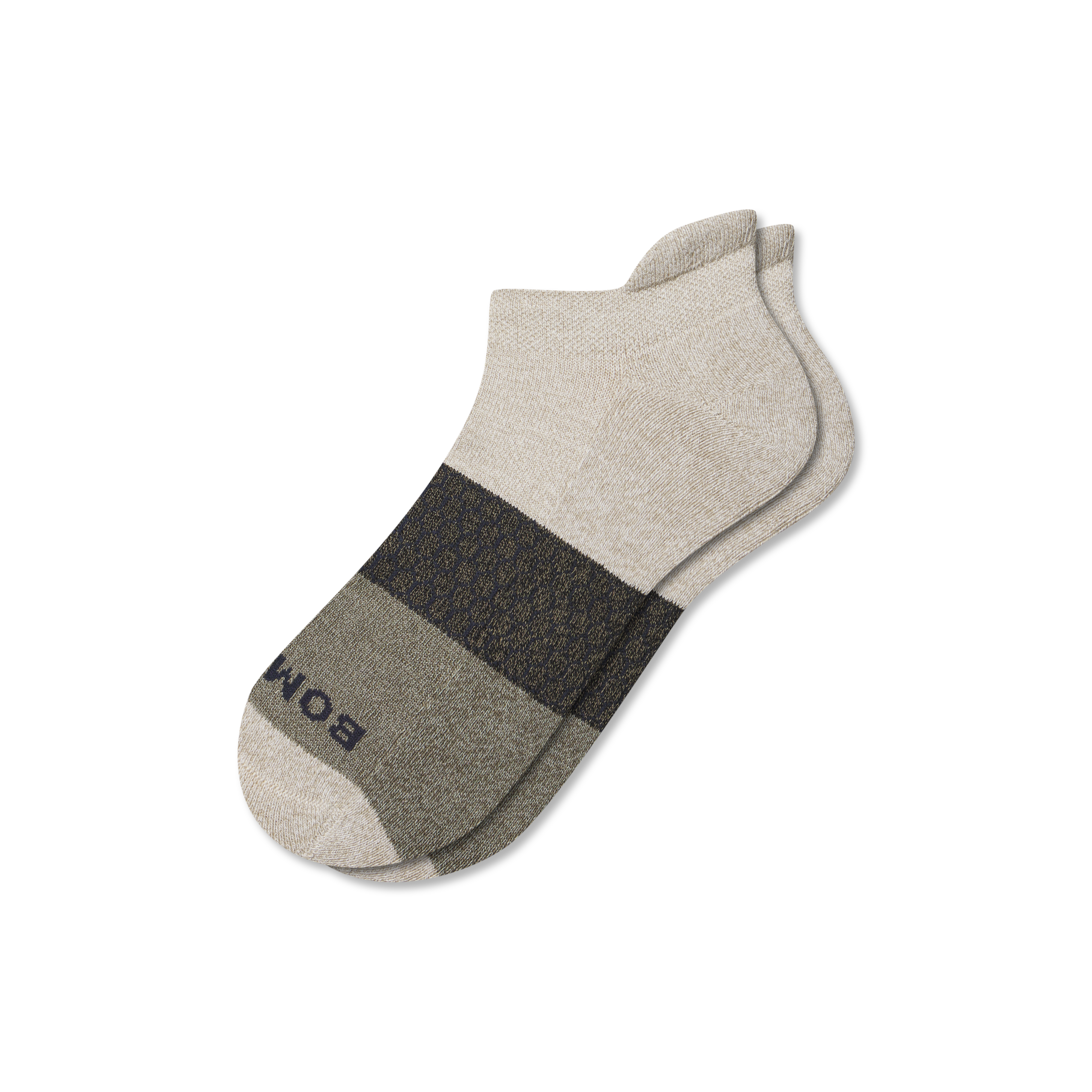 Bombas Tri-block Ankle Sock In Gray
