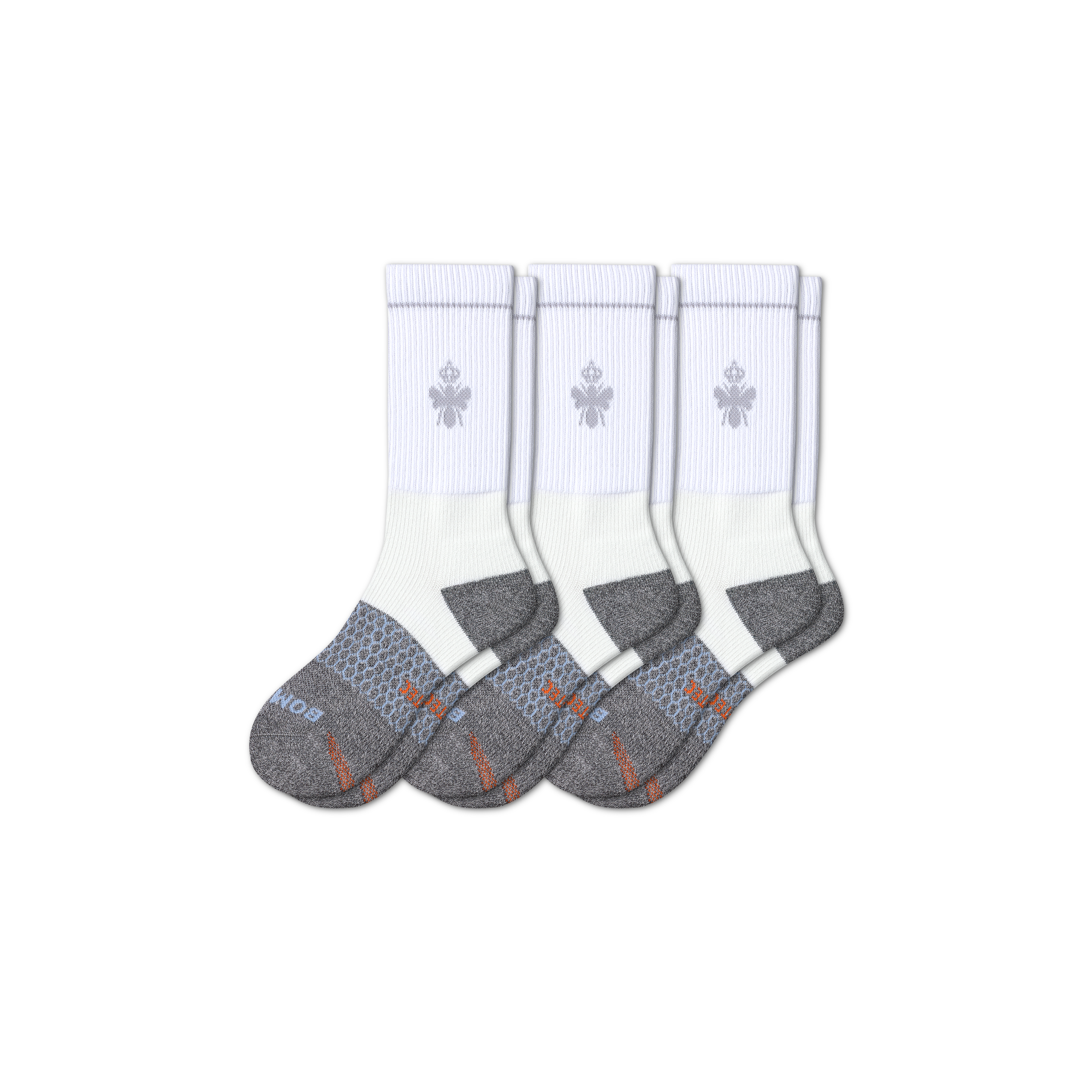 Shop Bombas Targeted Compression Performance Calf Sock 3-pack In White