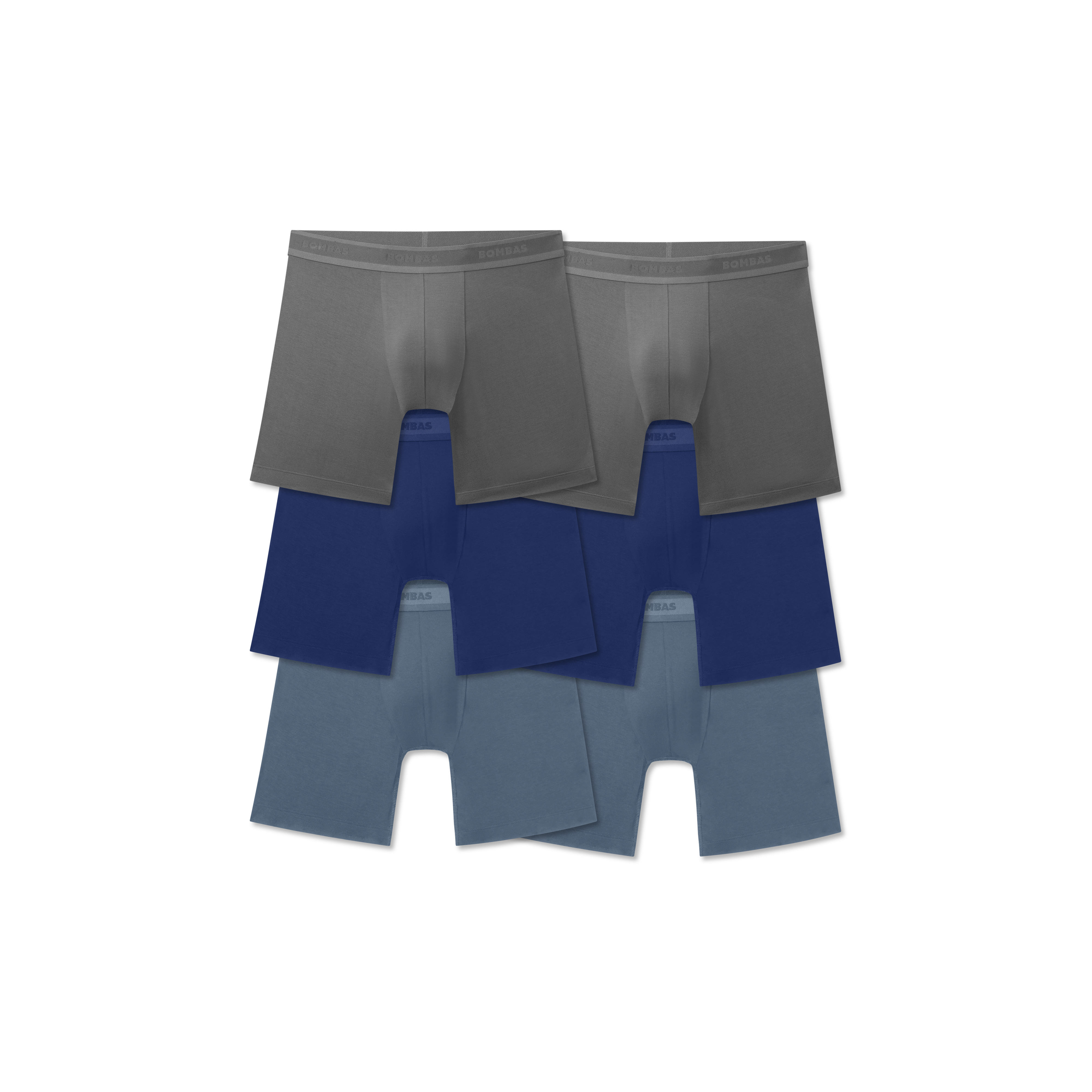 Men's Soft Flex Boxer Brief 6" 6-Pack