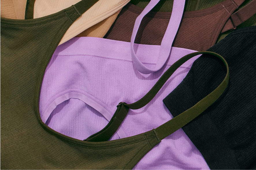 Women's Ribbed Seamless Bralette - Feature - The Feel