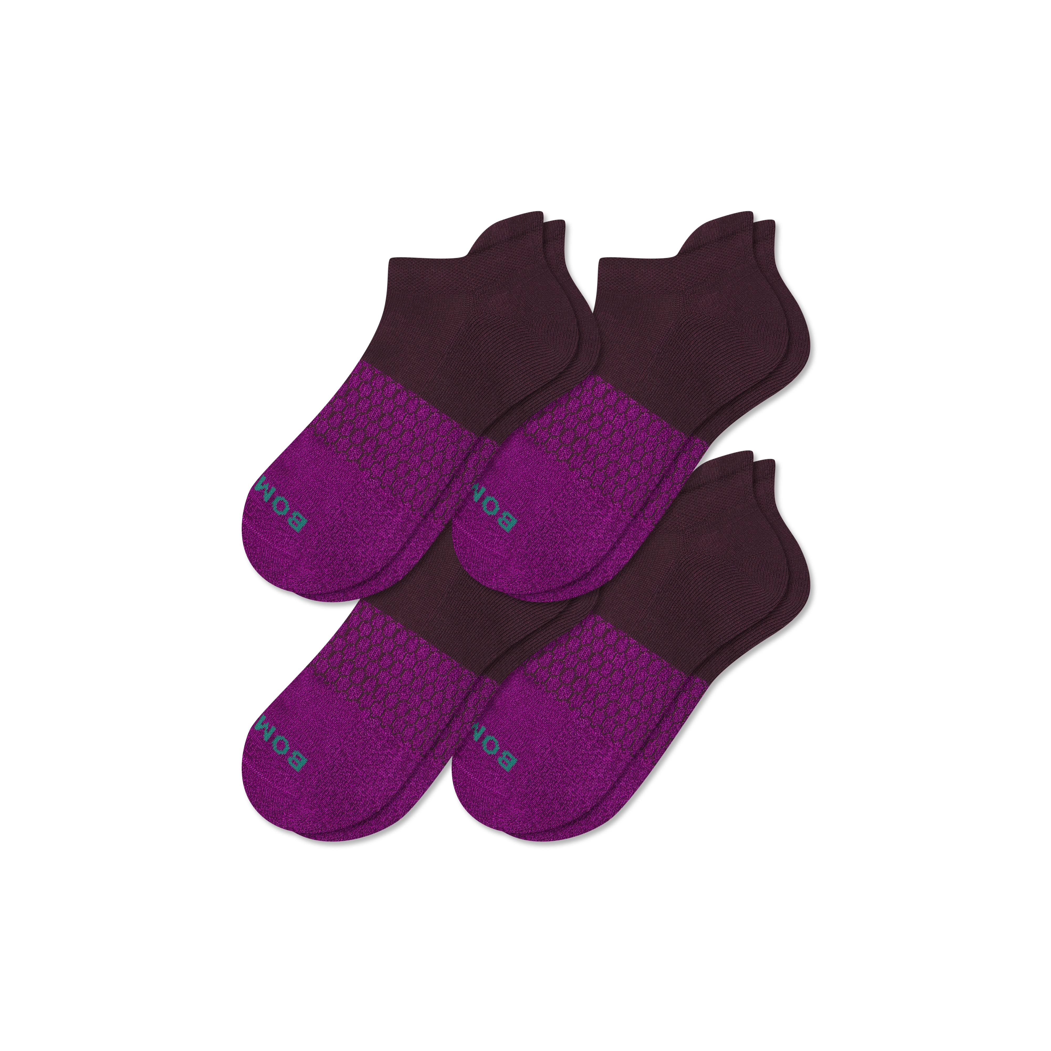 Bombas Marl Ankle Sock 4-pack In Purple