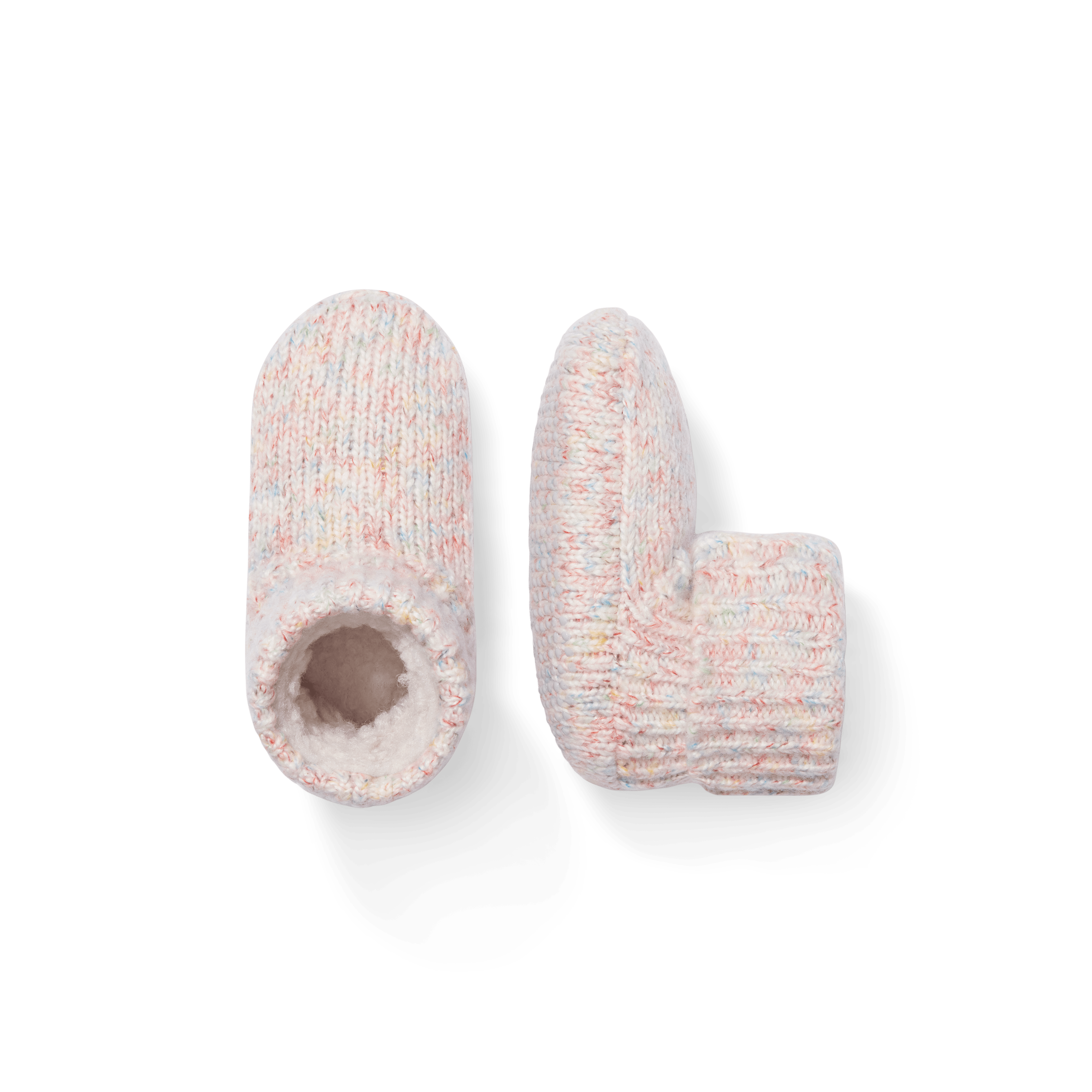 Bombas Toddler Gripper Slipper Bootie In Cream