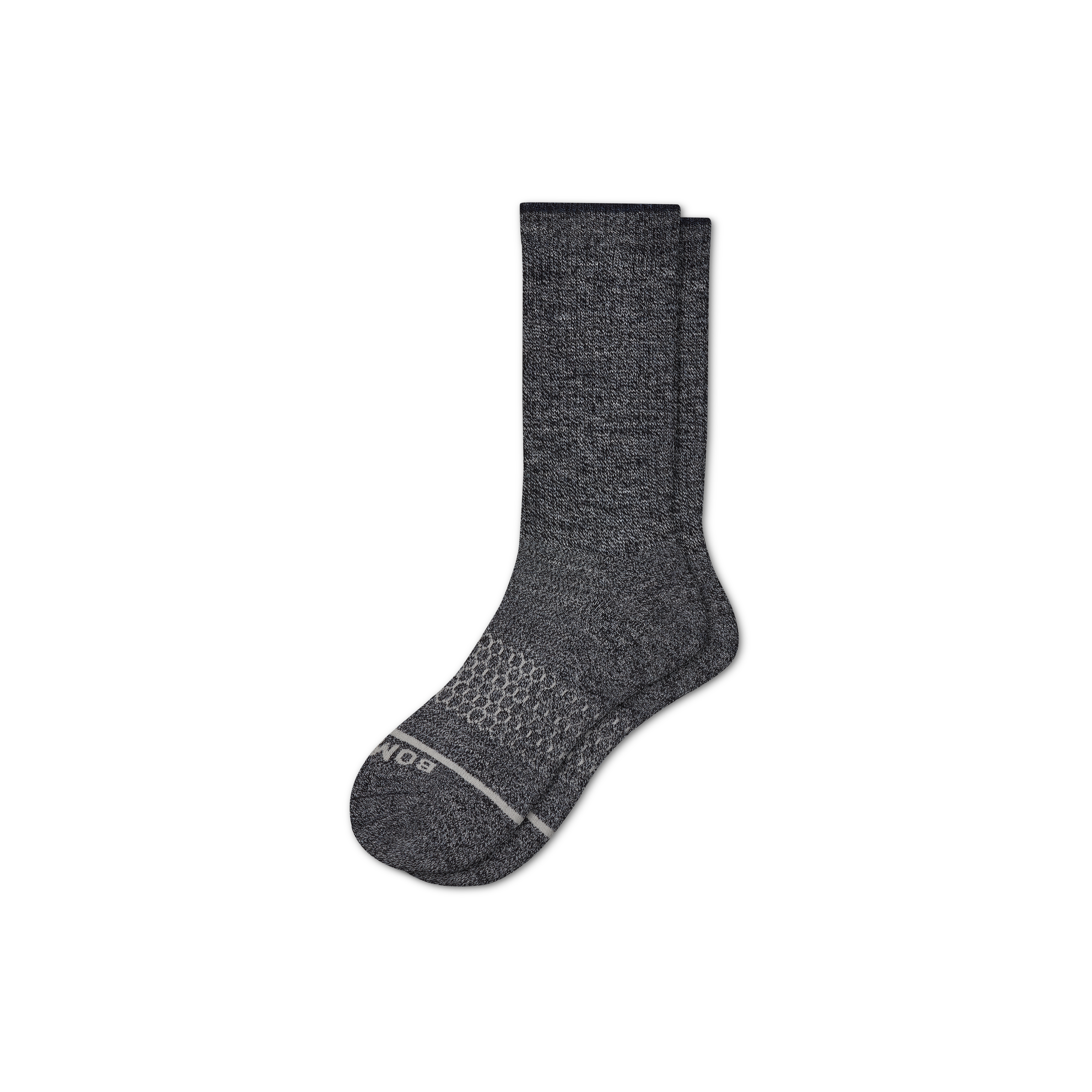 Bombas Merino Wool Blend Calf Socks In Charcoal