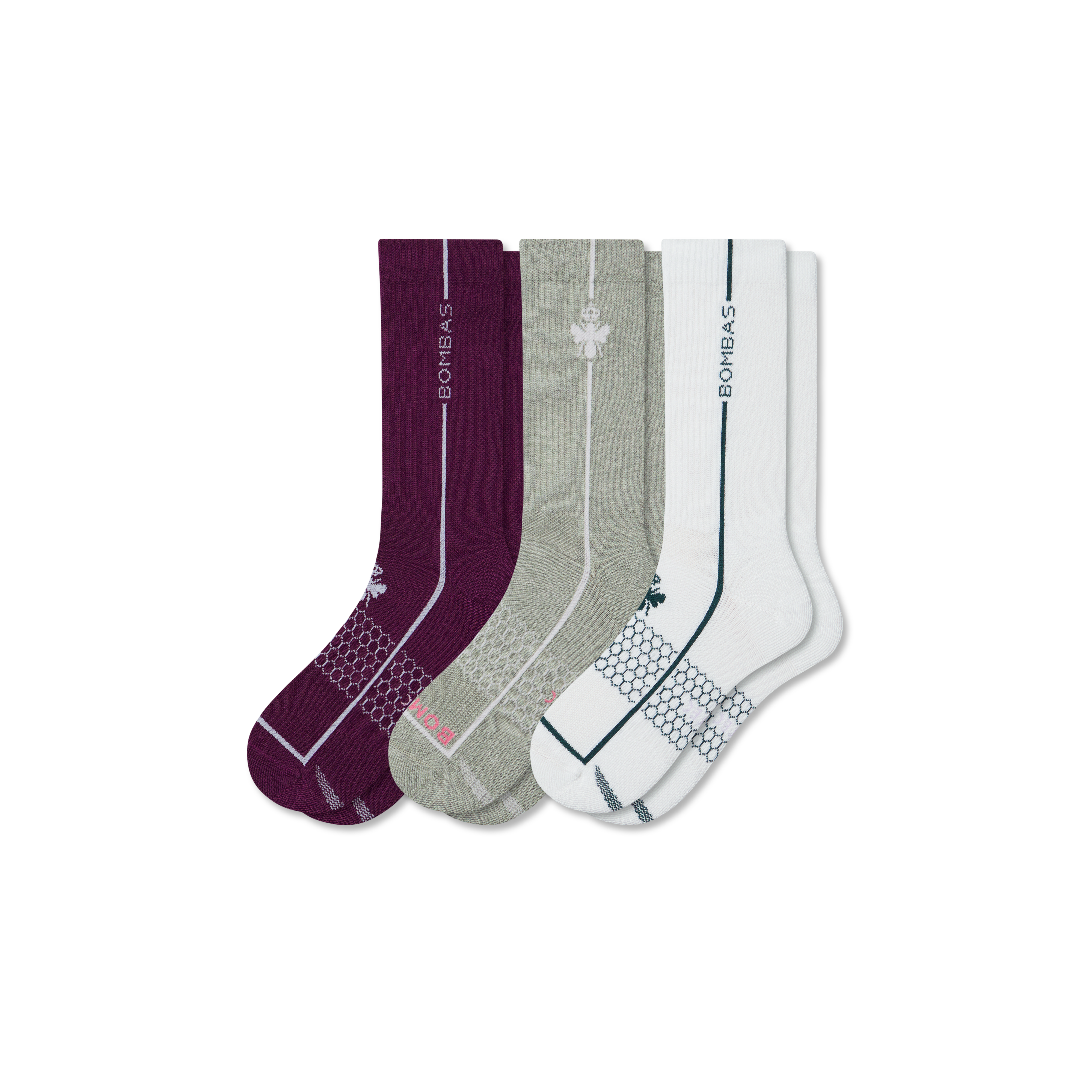 Bombas All-purpose Performance Calf Sock 3-pack