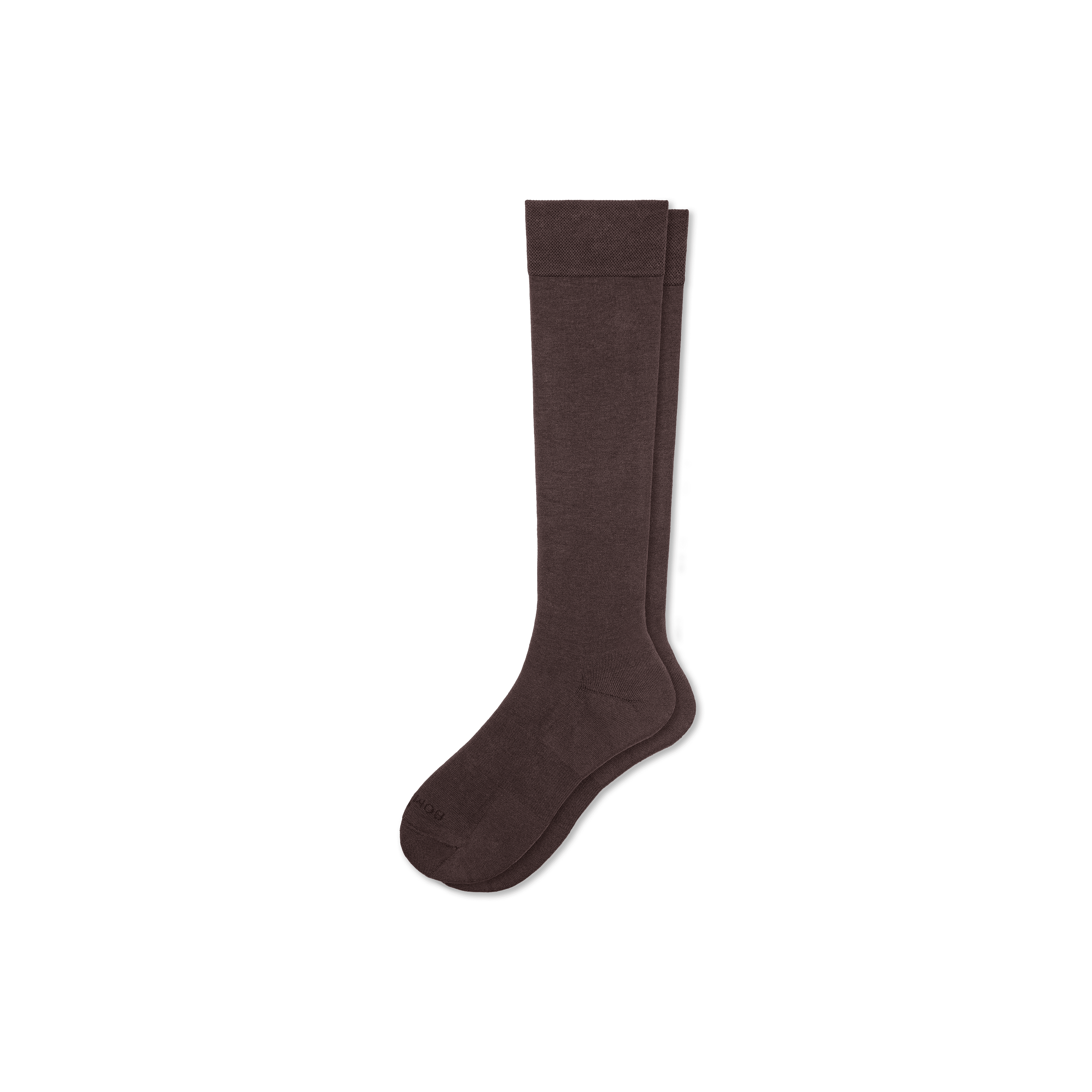 Bombas Dress Knee High Socks In Solid Brown