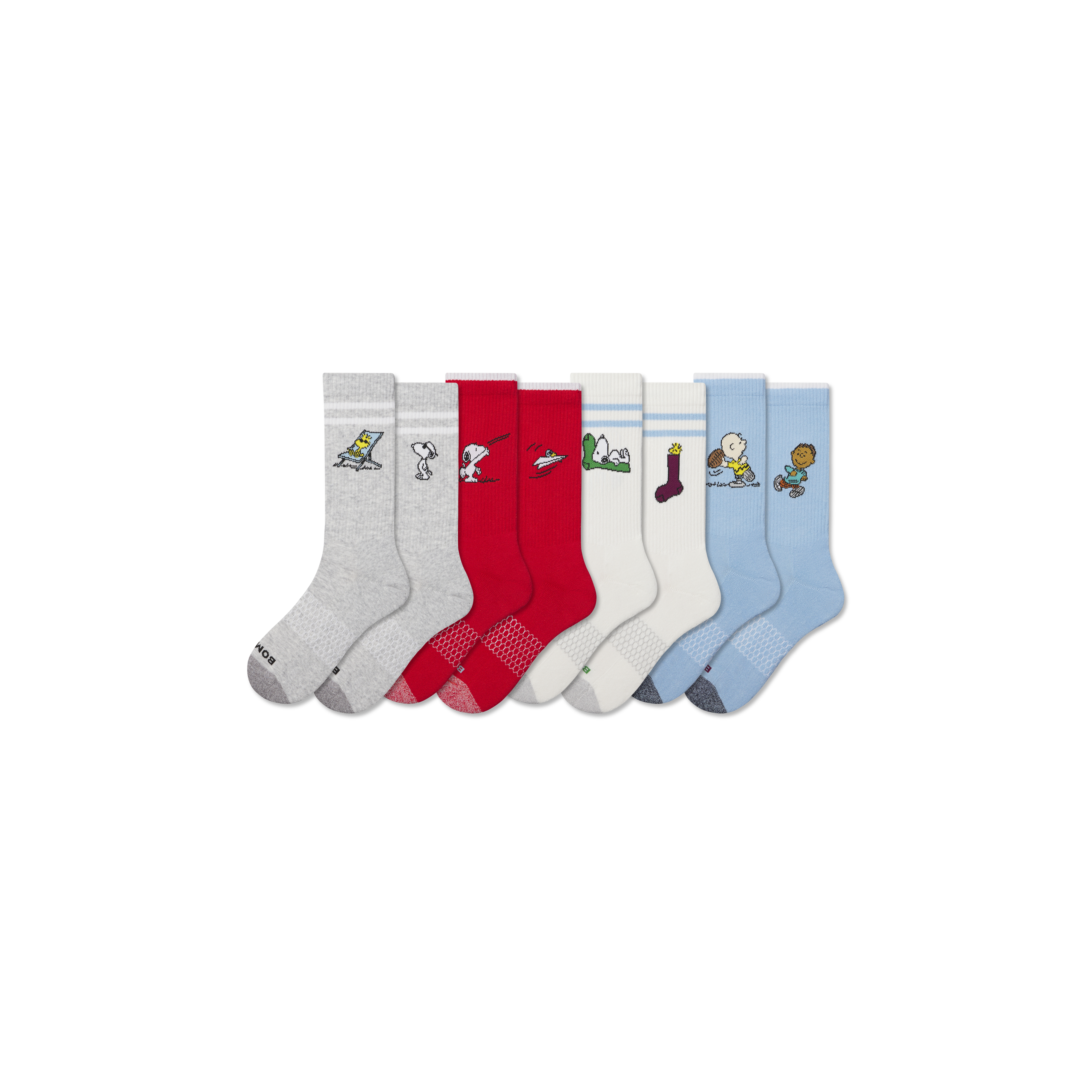 Bombas Peanuts X : Adult Calf Sock 4-pack In Multi
