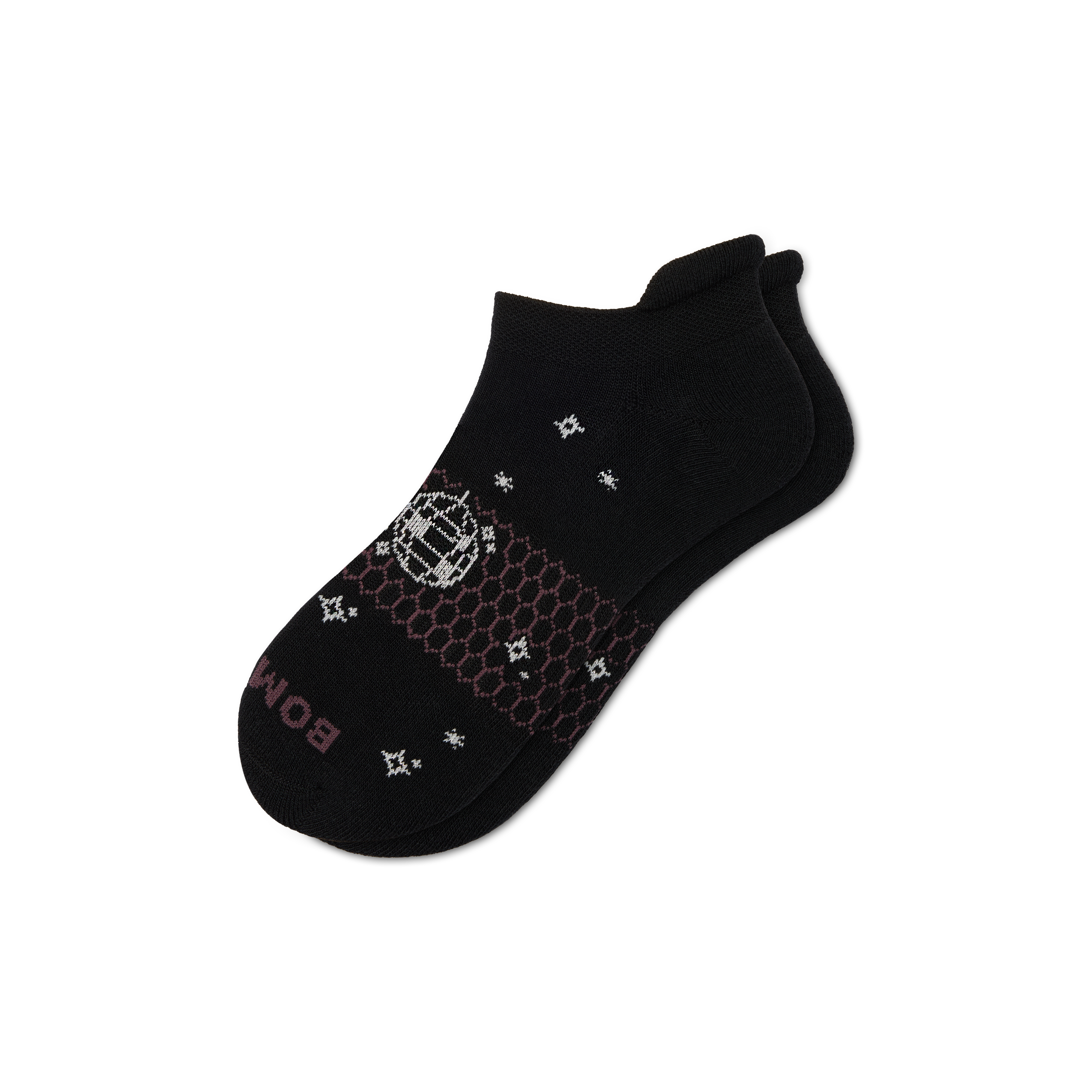 Bombas Winter Disco Ankle Socks In Disco Ball