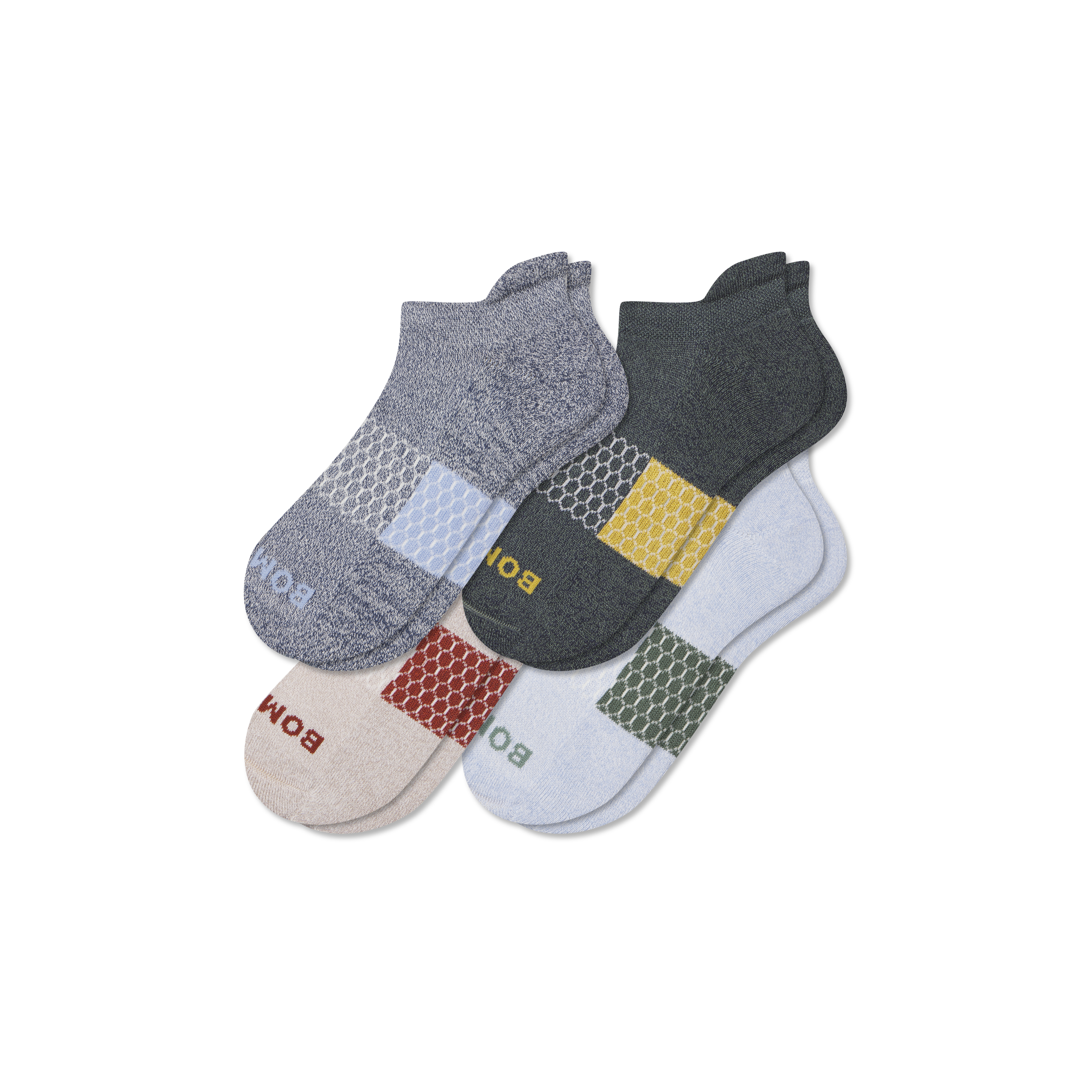 Men's Marl Ankle Sock 4-Pack (L)