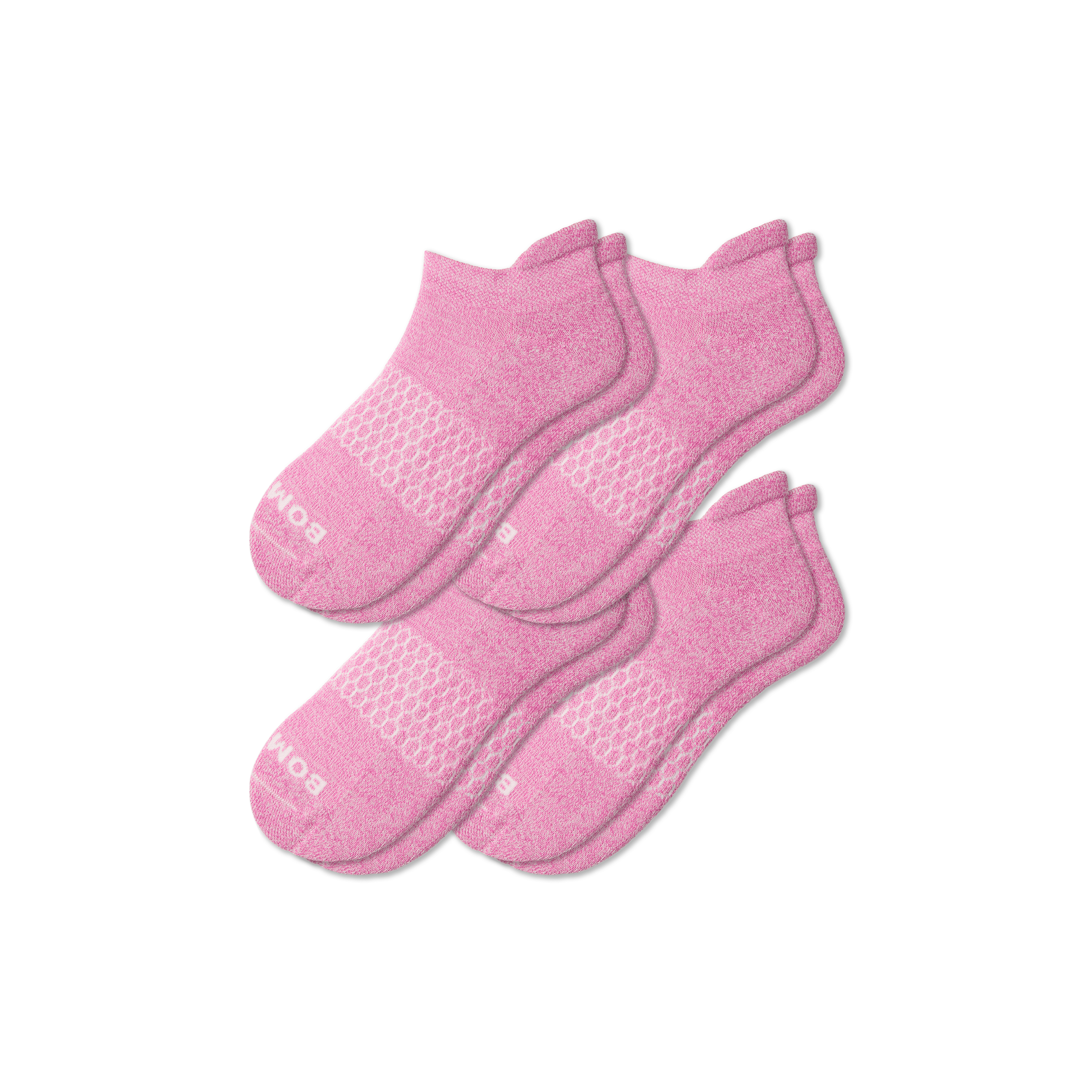 Bombas Marl Ankle Sock 4-pack In Pink
