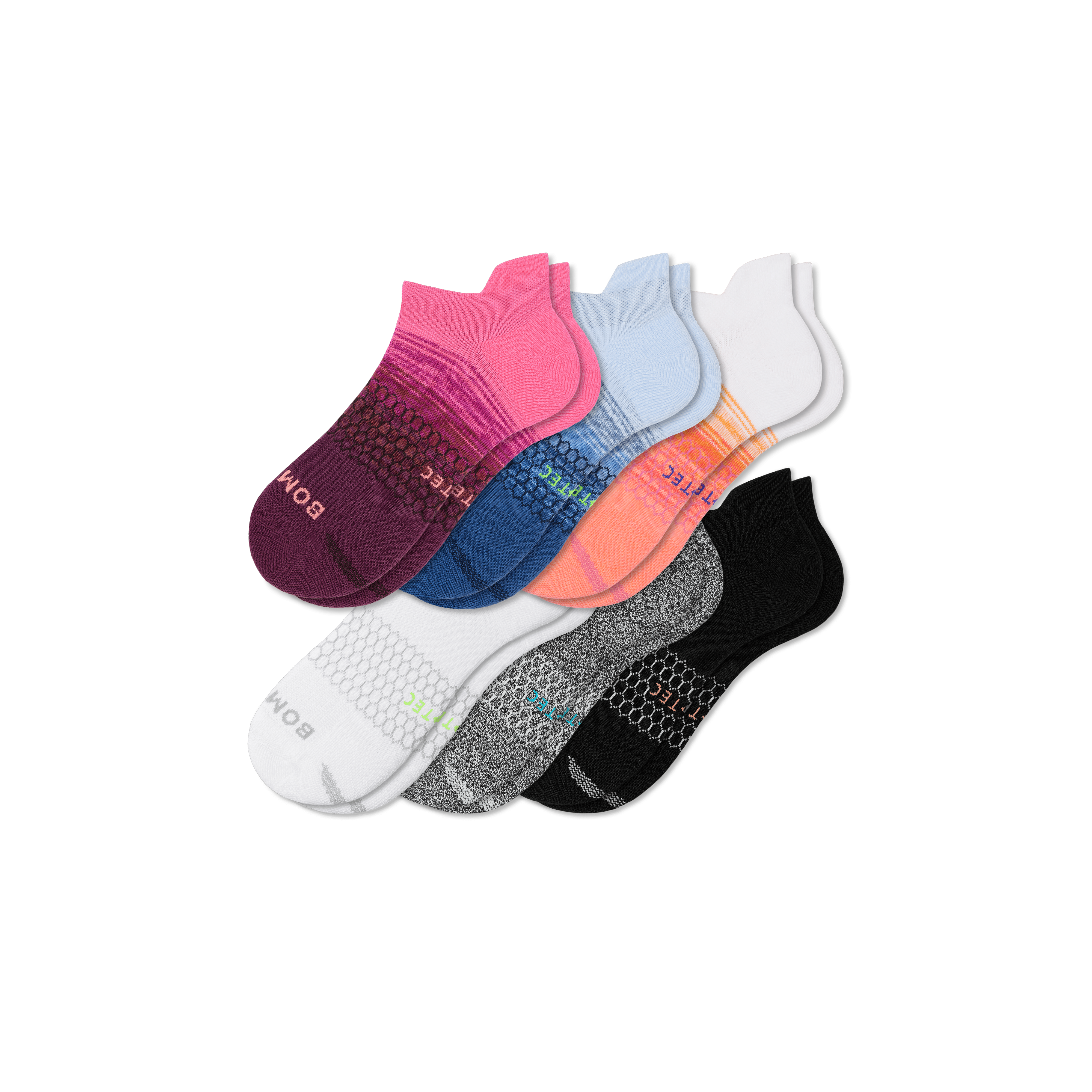 6 Pack Bombas Mixed Colors - Medium online - Women