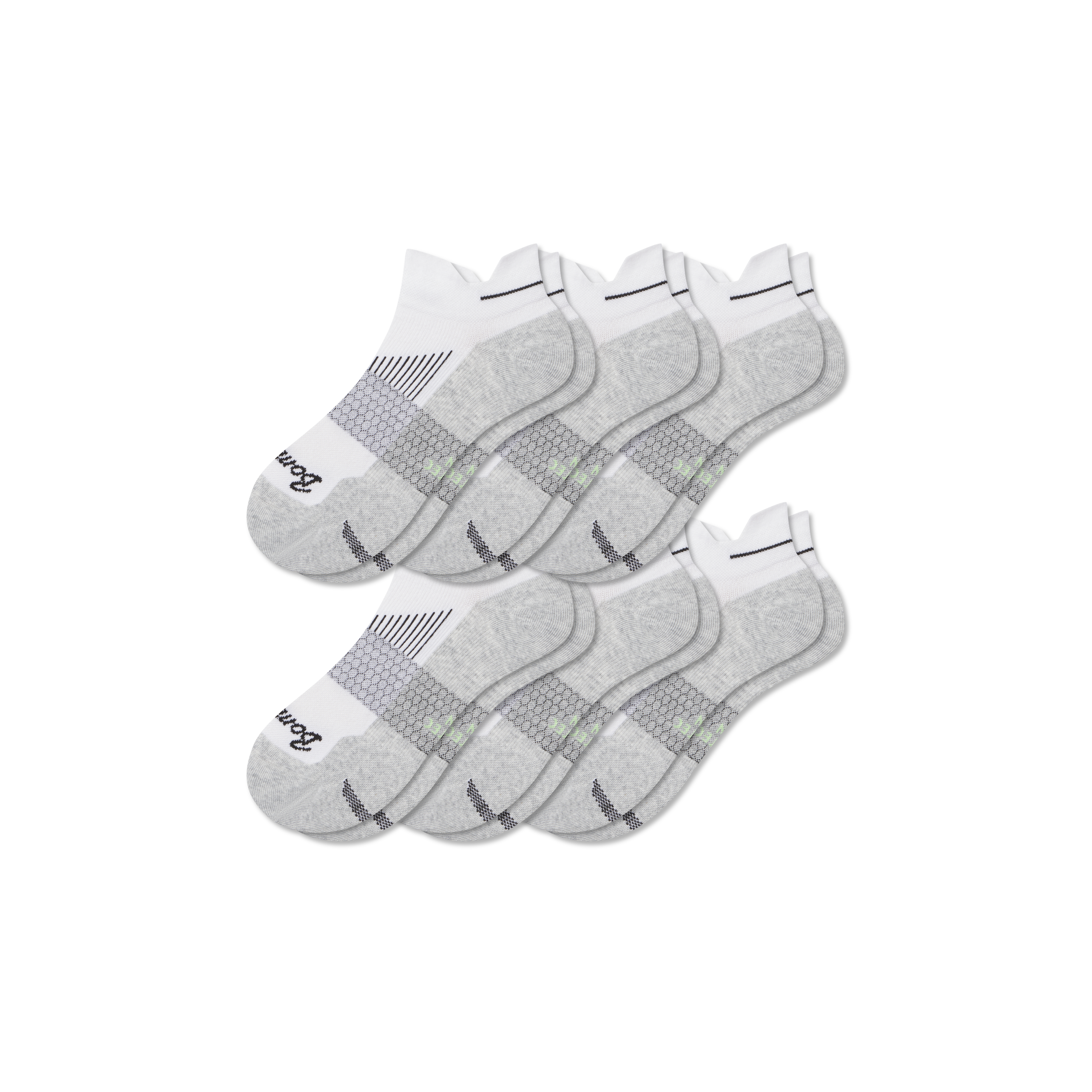 Bombas Running Ankle Sock 6-pack