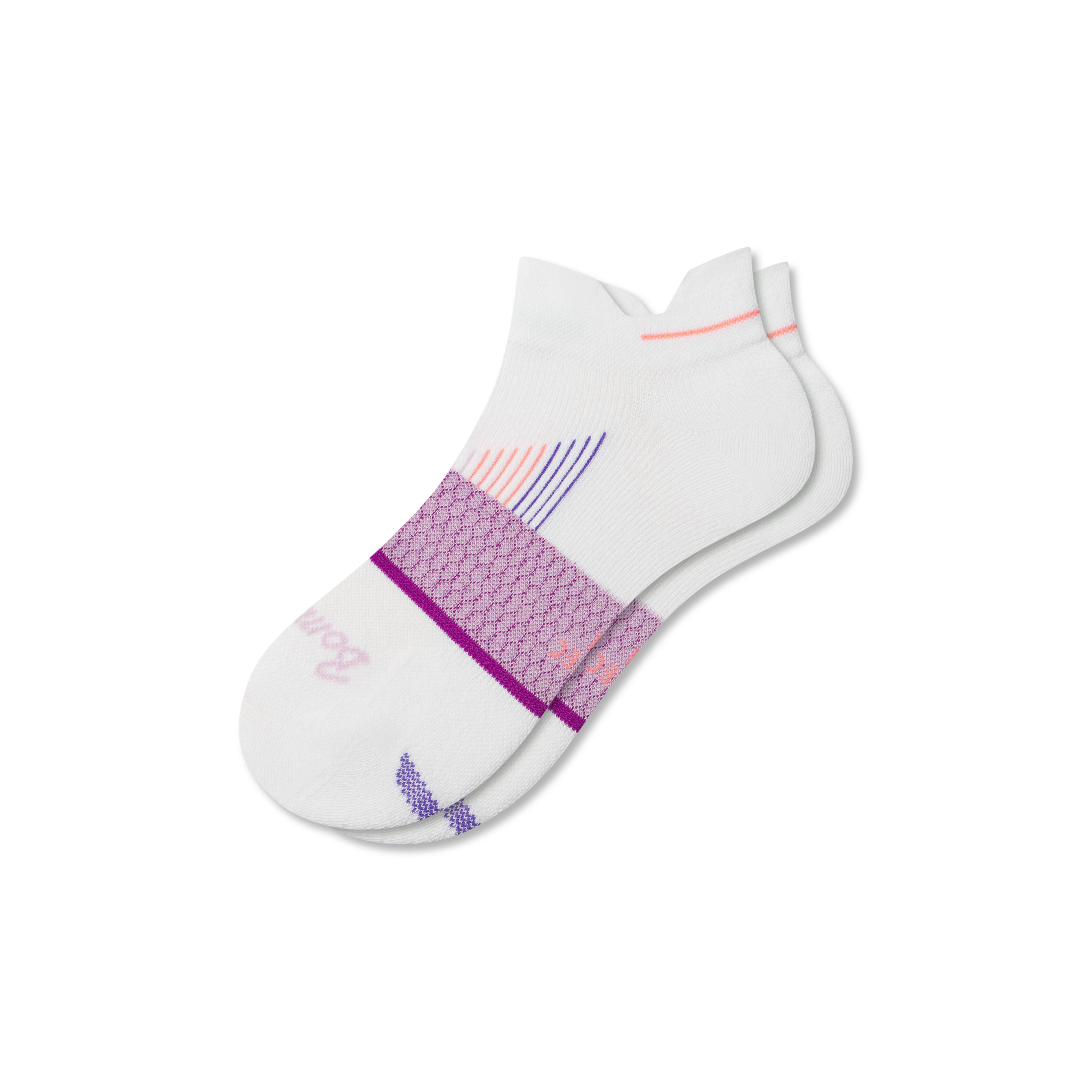 Bombas Running Ankle Socks In Pink