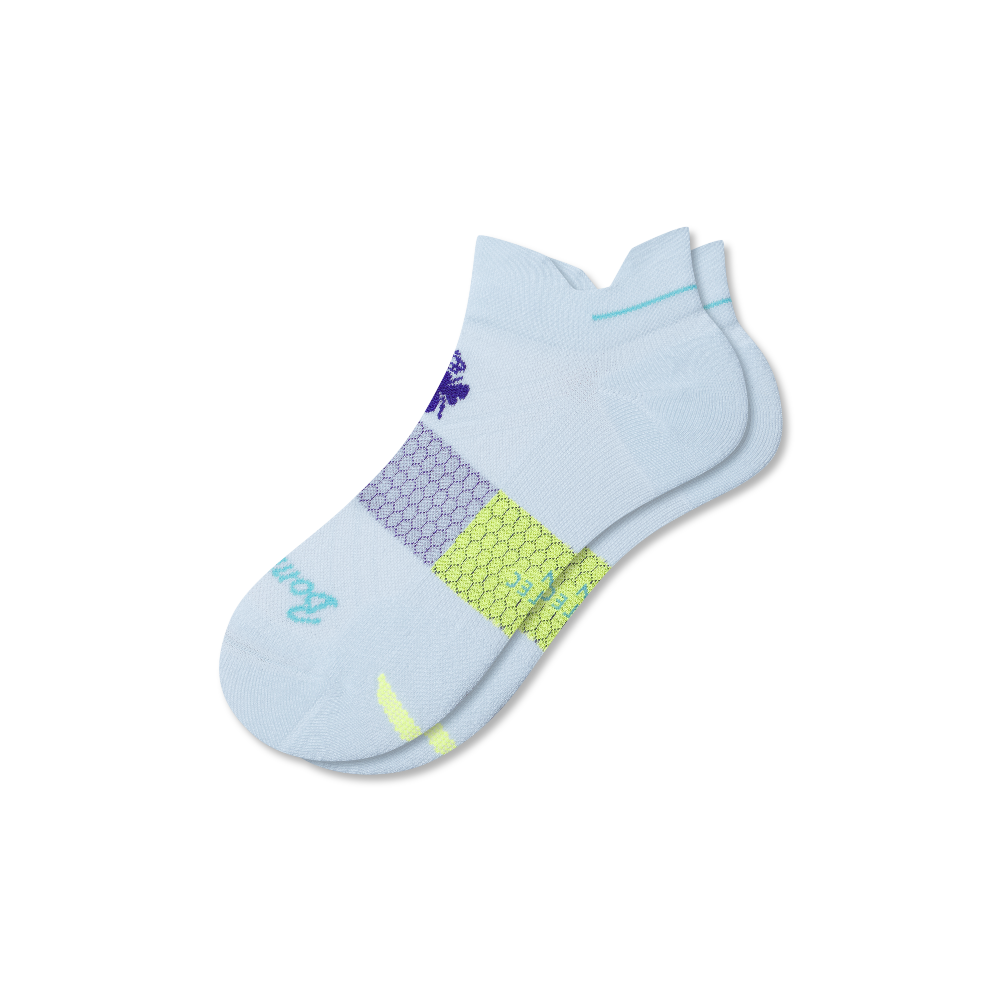 Bombas Running Ankle Socks In Blue