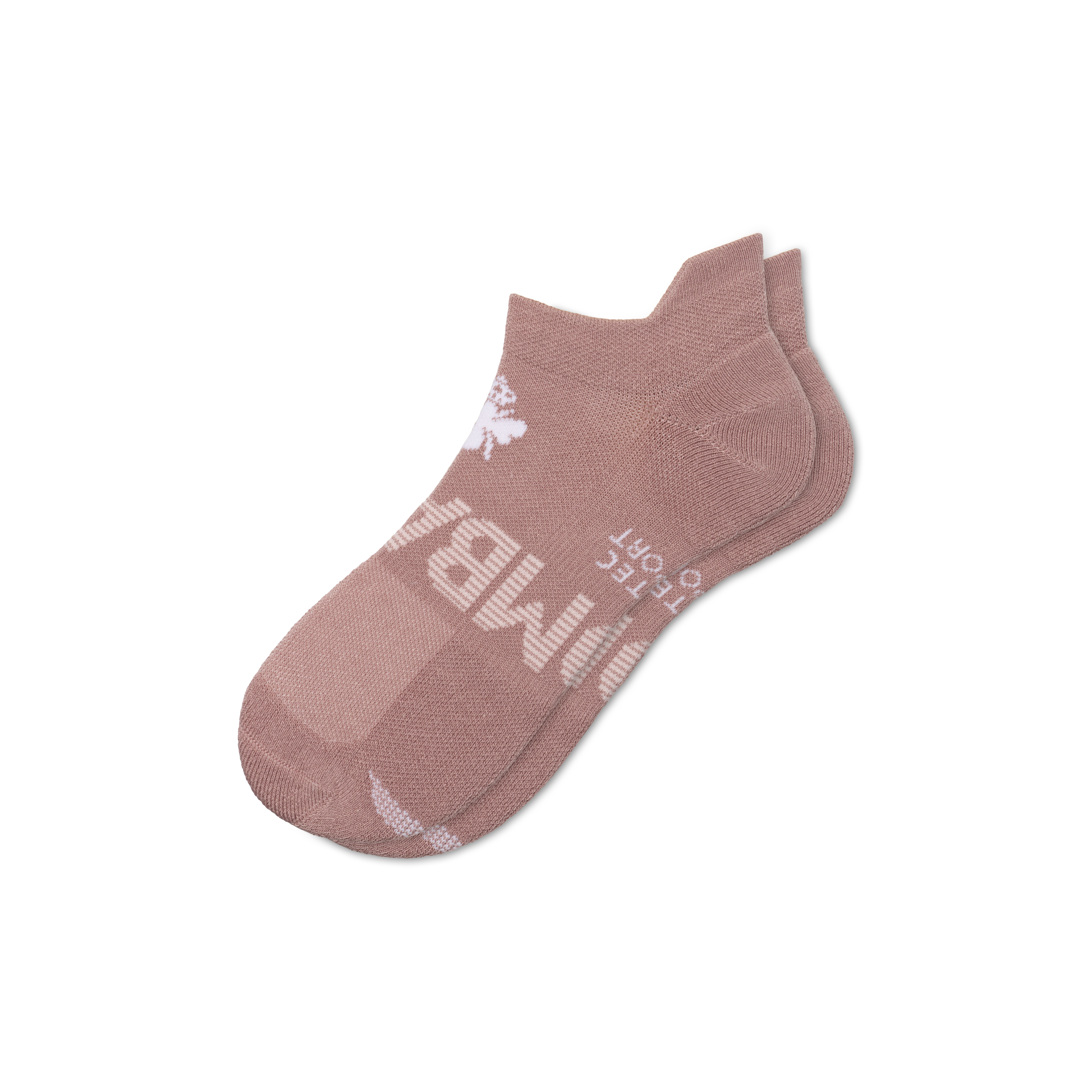 Bombas All Sport Ankle Socks In Dusty Mauve