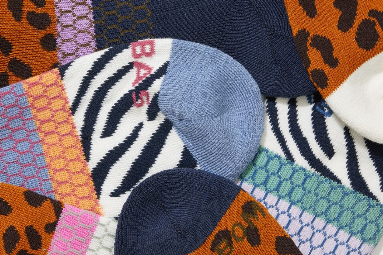 ハワイ　SIMONE WILD velvet ankle socks 4足 SIMONE WILD（シモーネワイルド）の「【SIMONE WILD/シモーネ