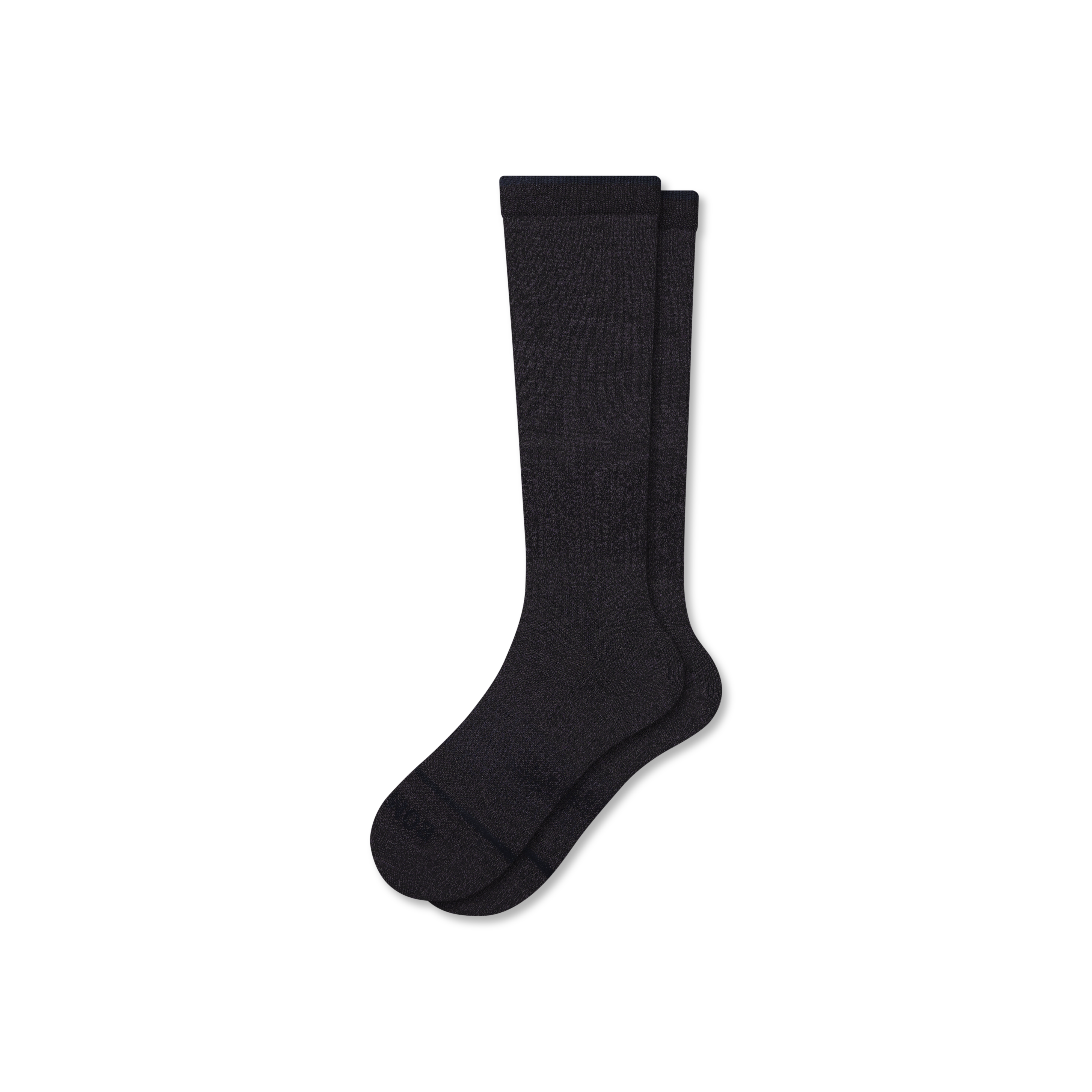 Bombas Merino Wool Blend Everyday Compression Socks (15-20mmhg) In Black