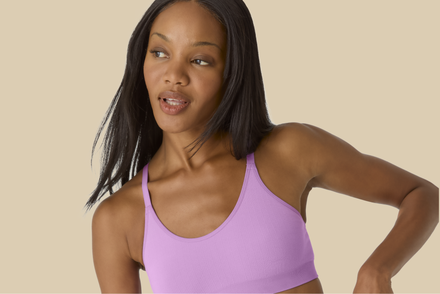 Women's Ribbed Seamless Bralette - Feature - The Fit